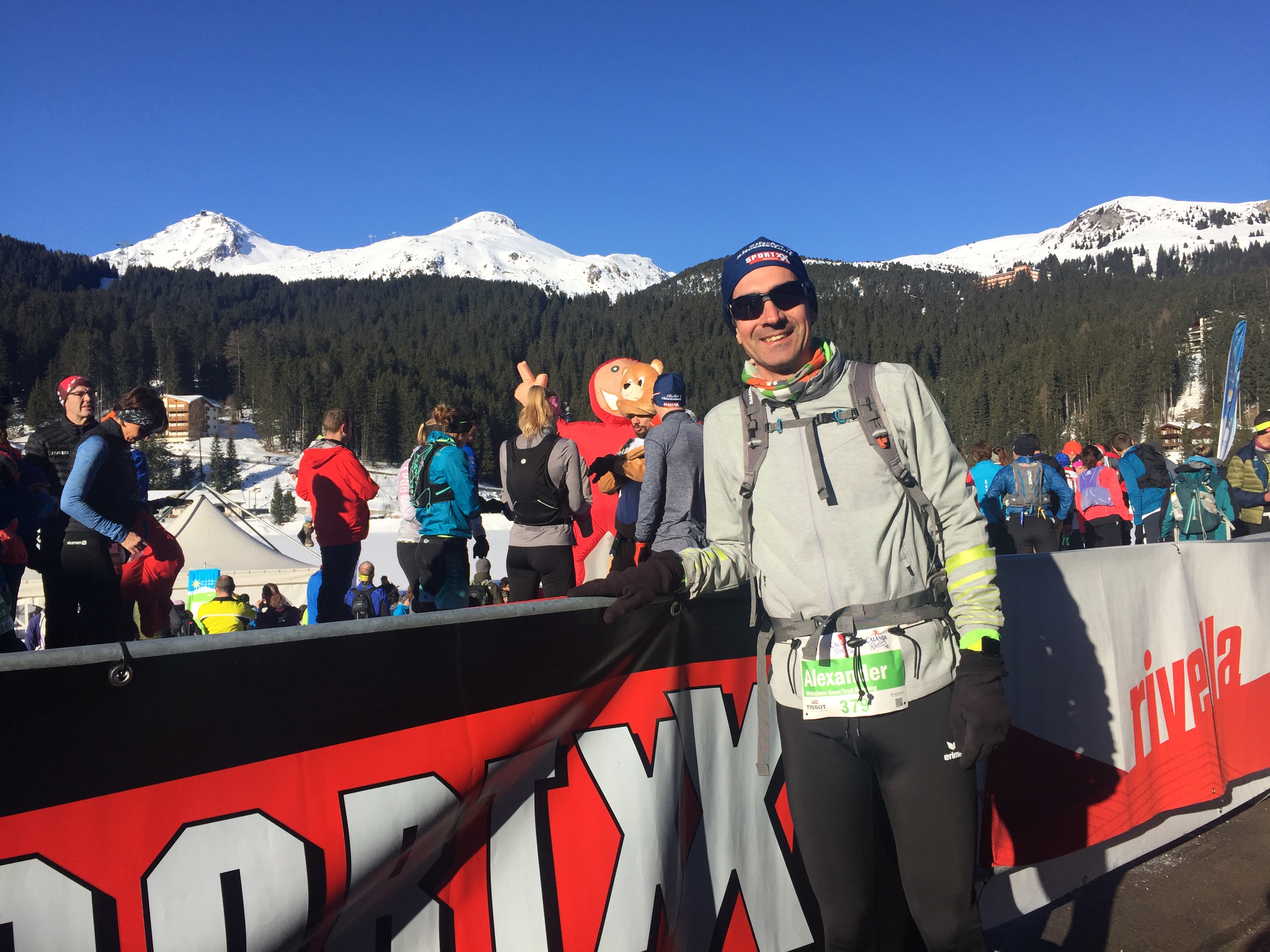 Alex kurz vor dem Start aufs Weisshorn