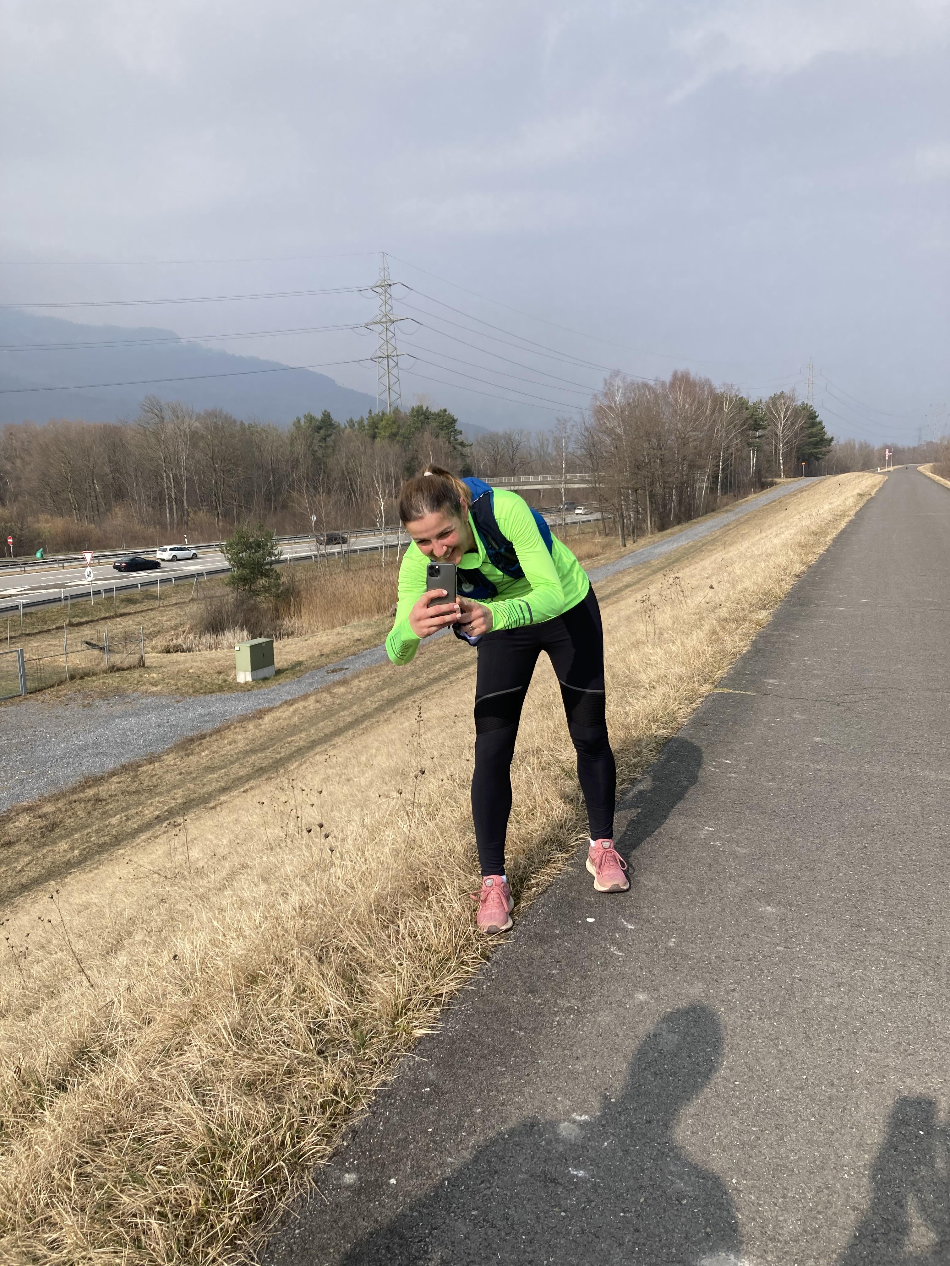 Claudia nimmt sich Zeit für Fotos.