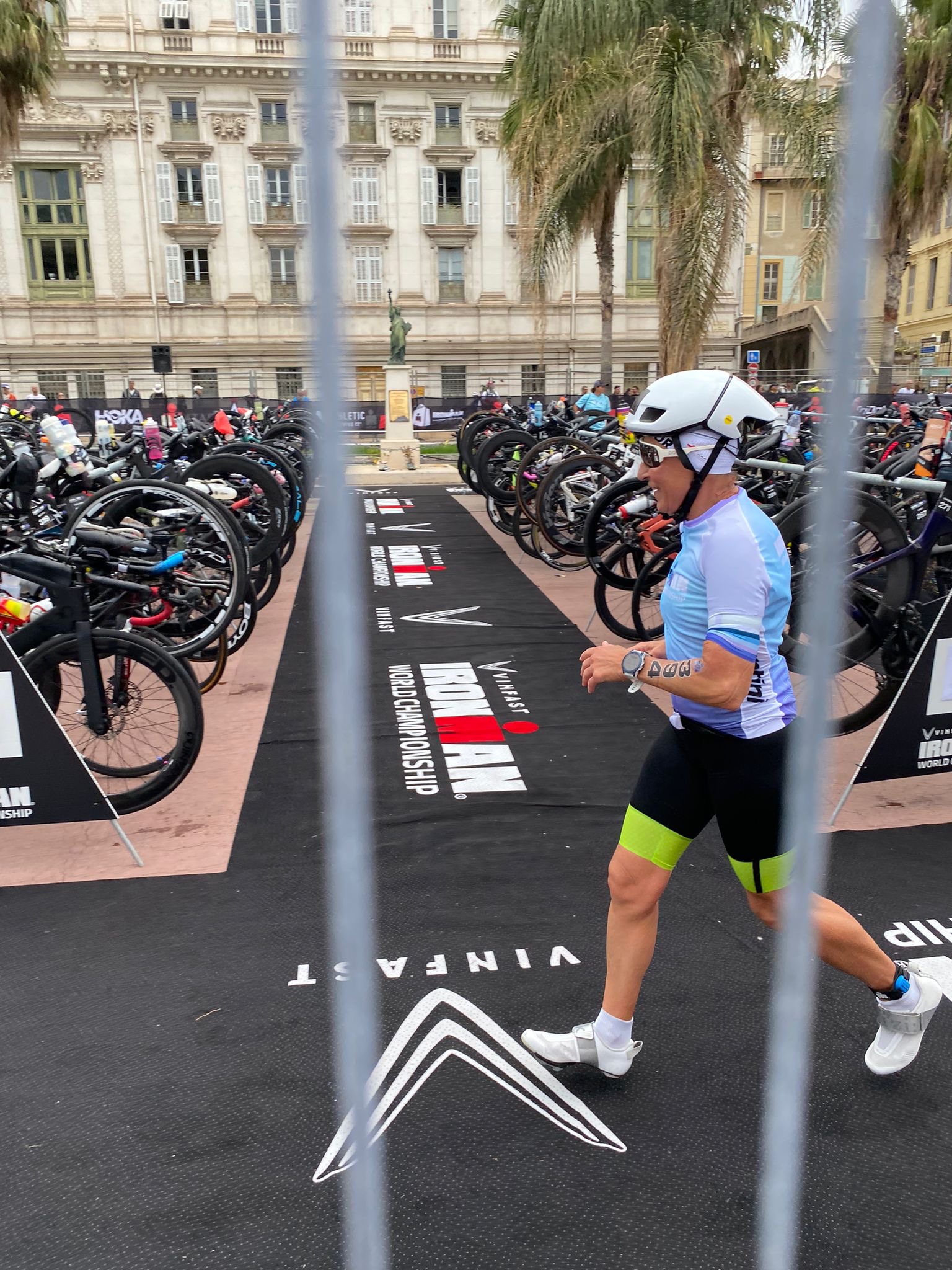 In der Wechselzone Rad/Lauf