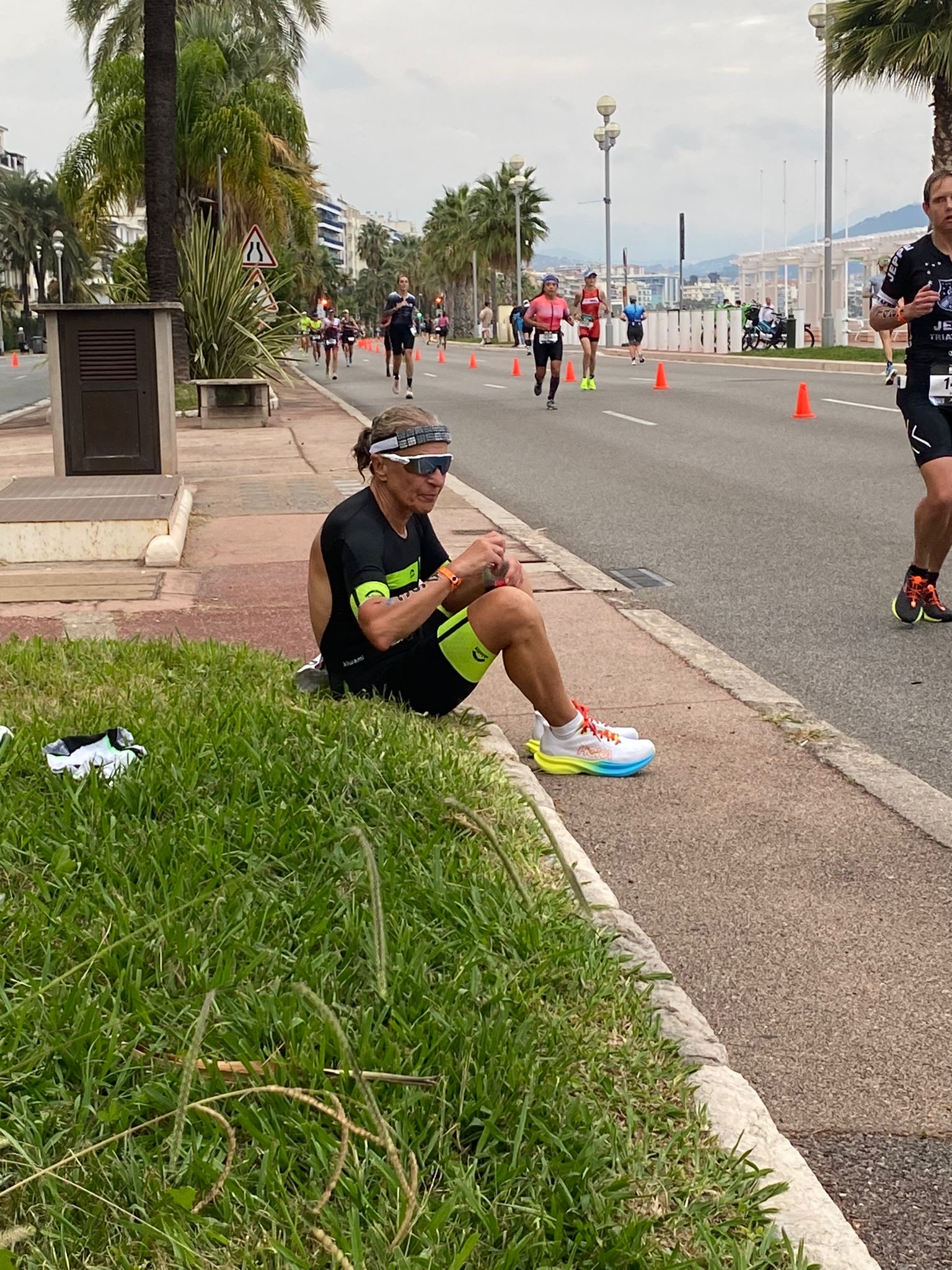 Schuhwechsel bei km25