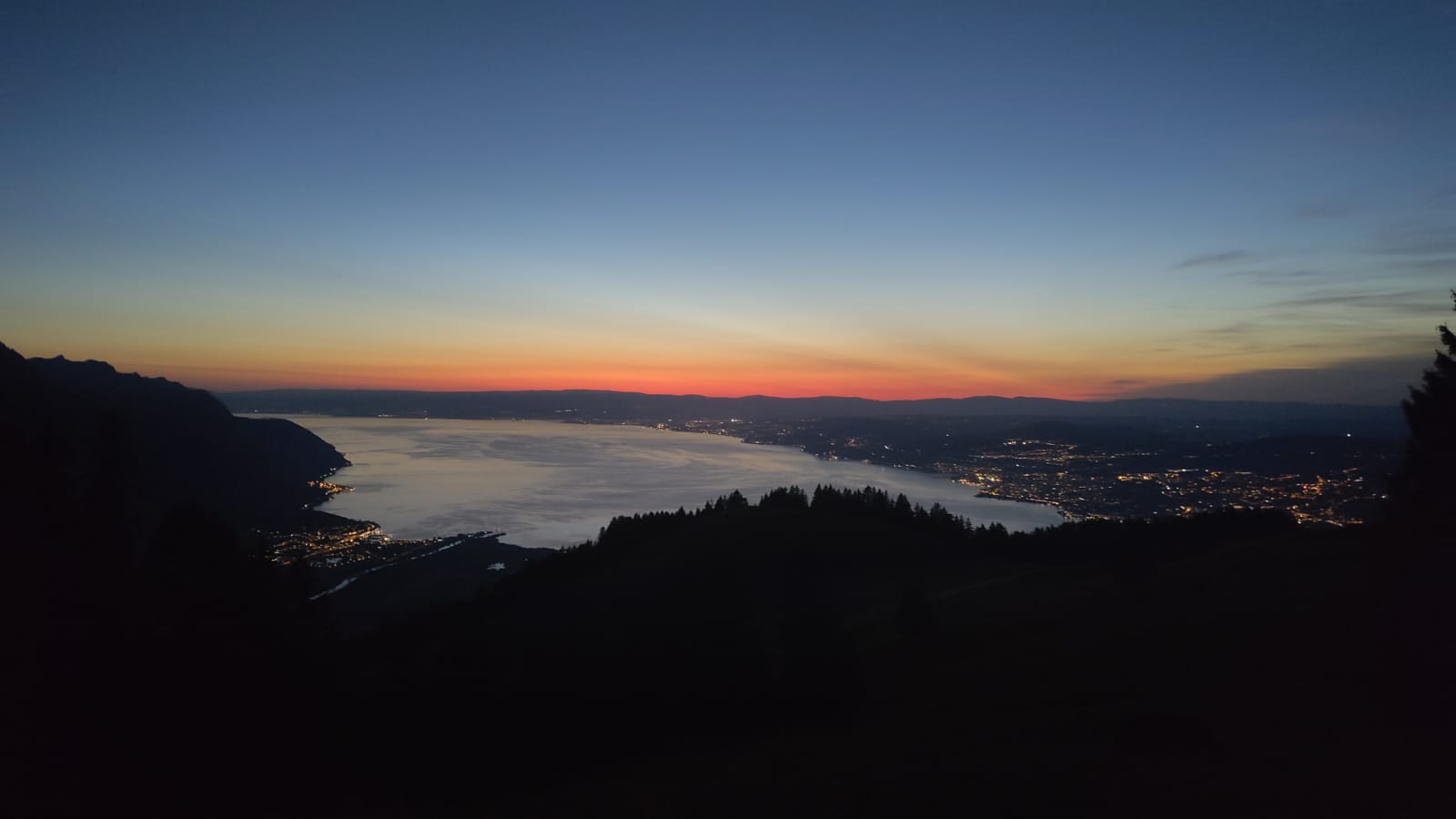 erster Blick zum Genfersee