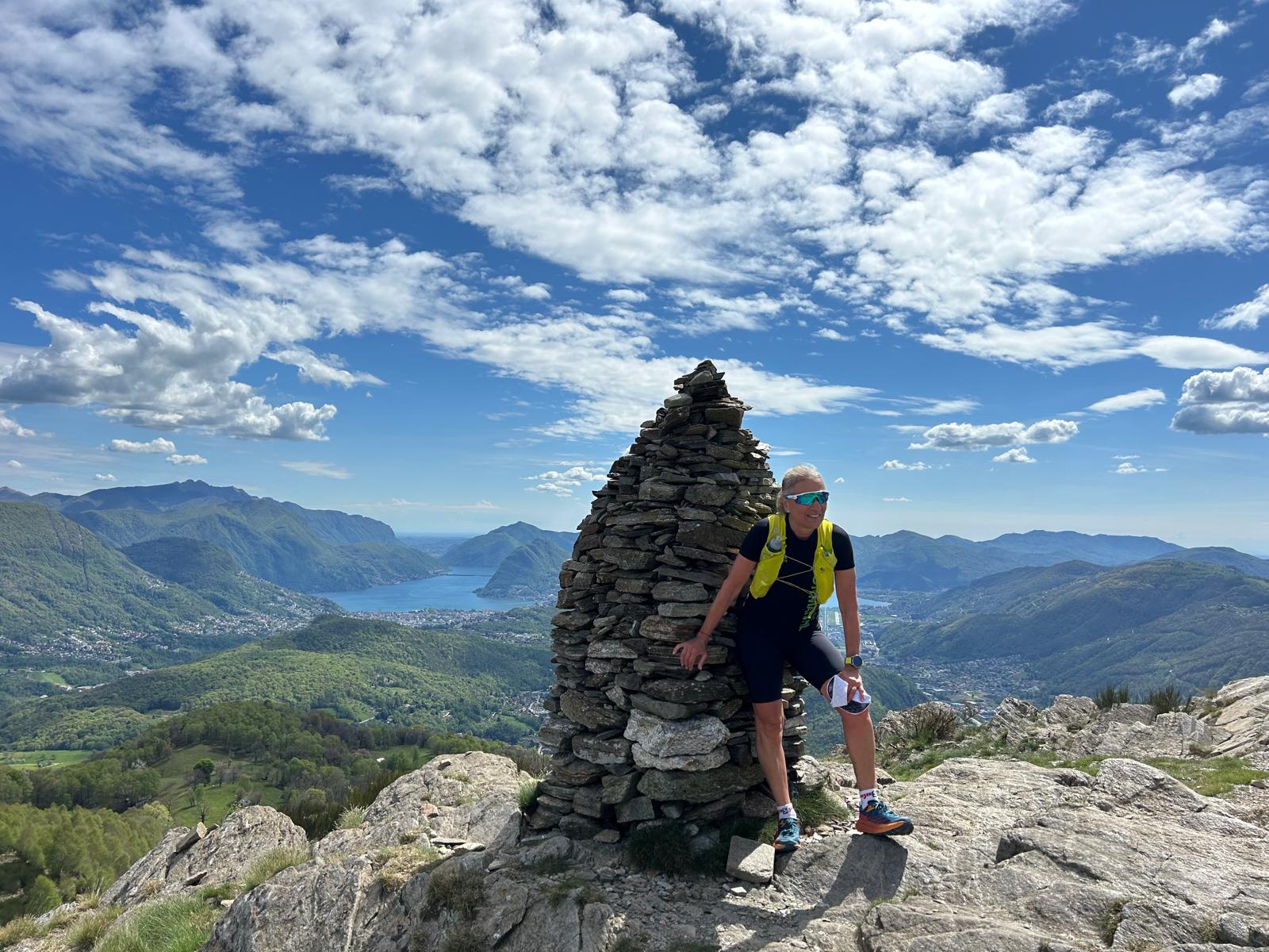 Anita auf dem Gipfel