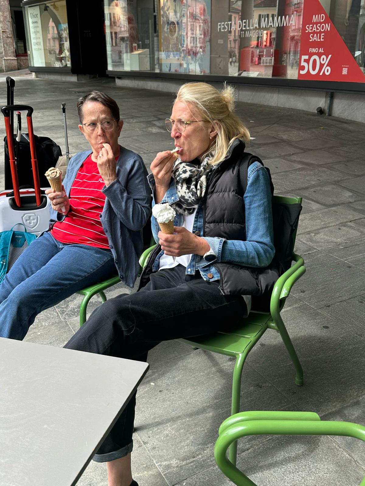 Erholung: Hilde und Ingrid