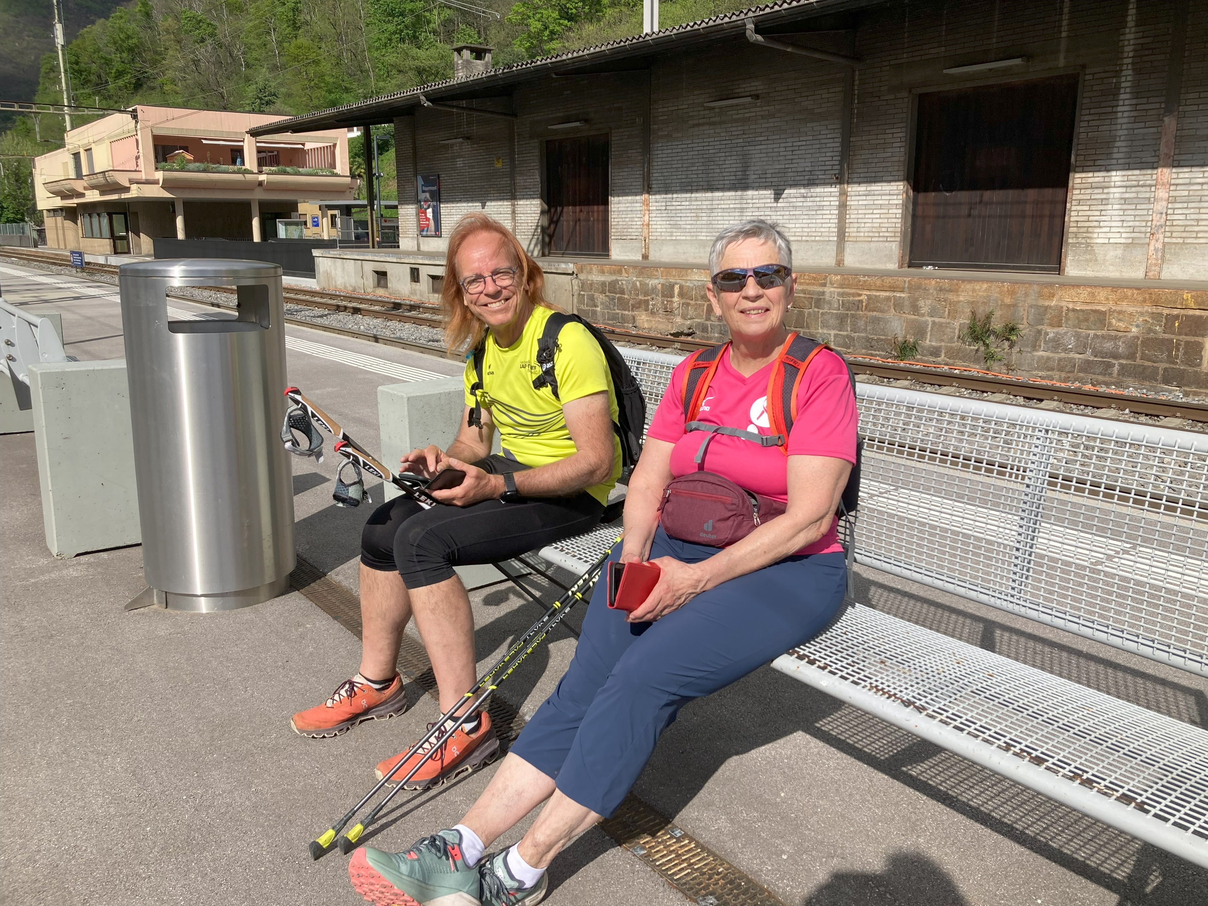 Erholung: Beni und Elsbeth