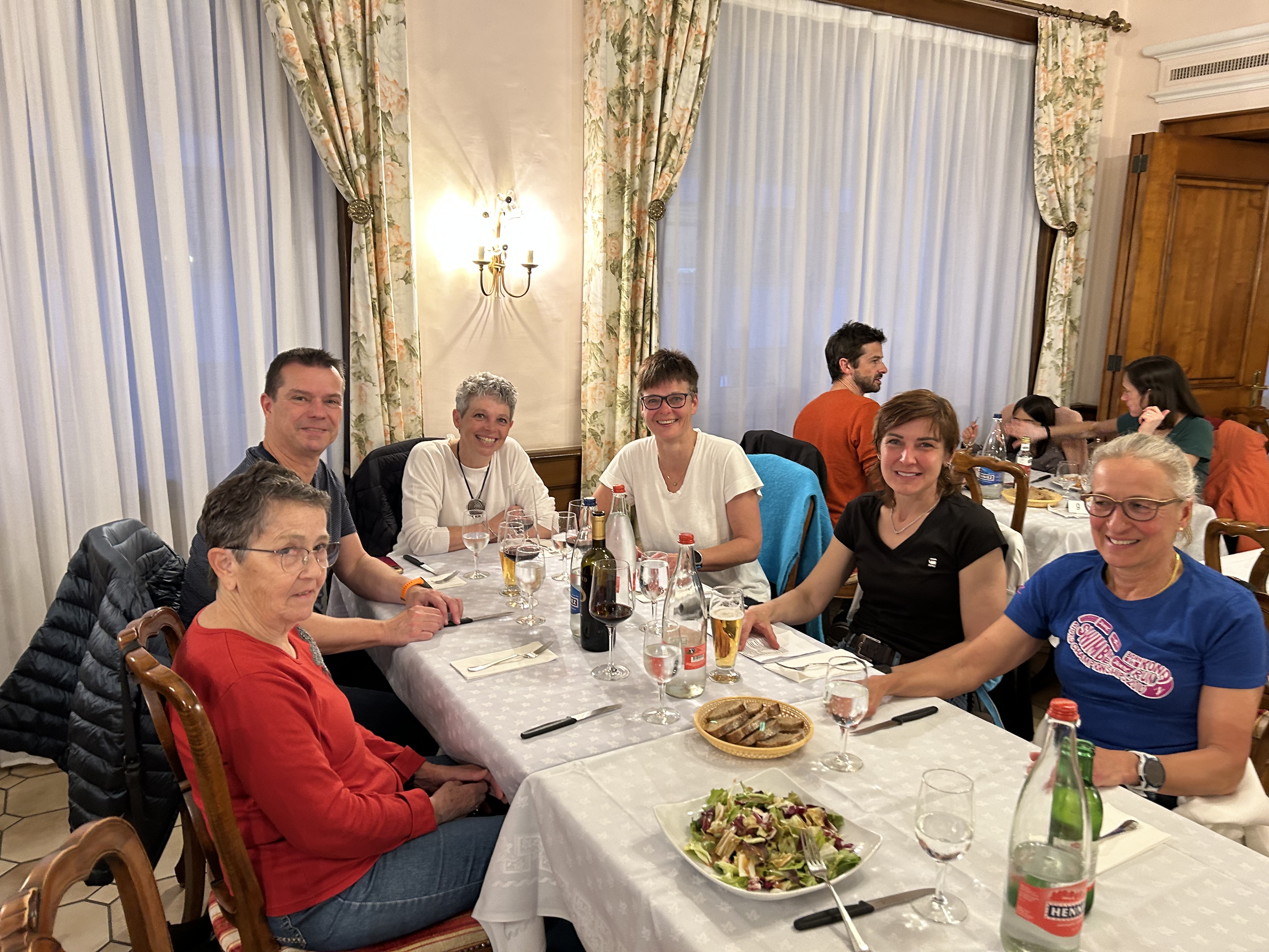 Essen am Freitagabend im Hotel dell'Angelo