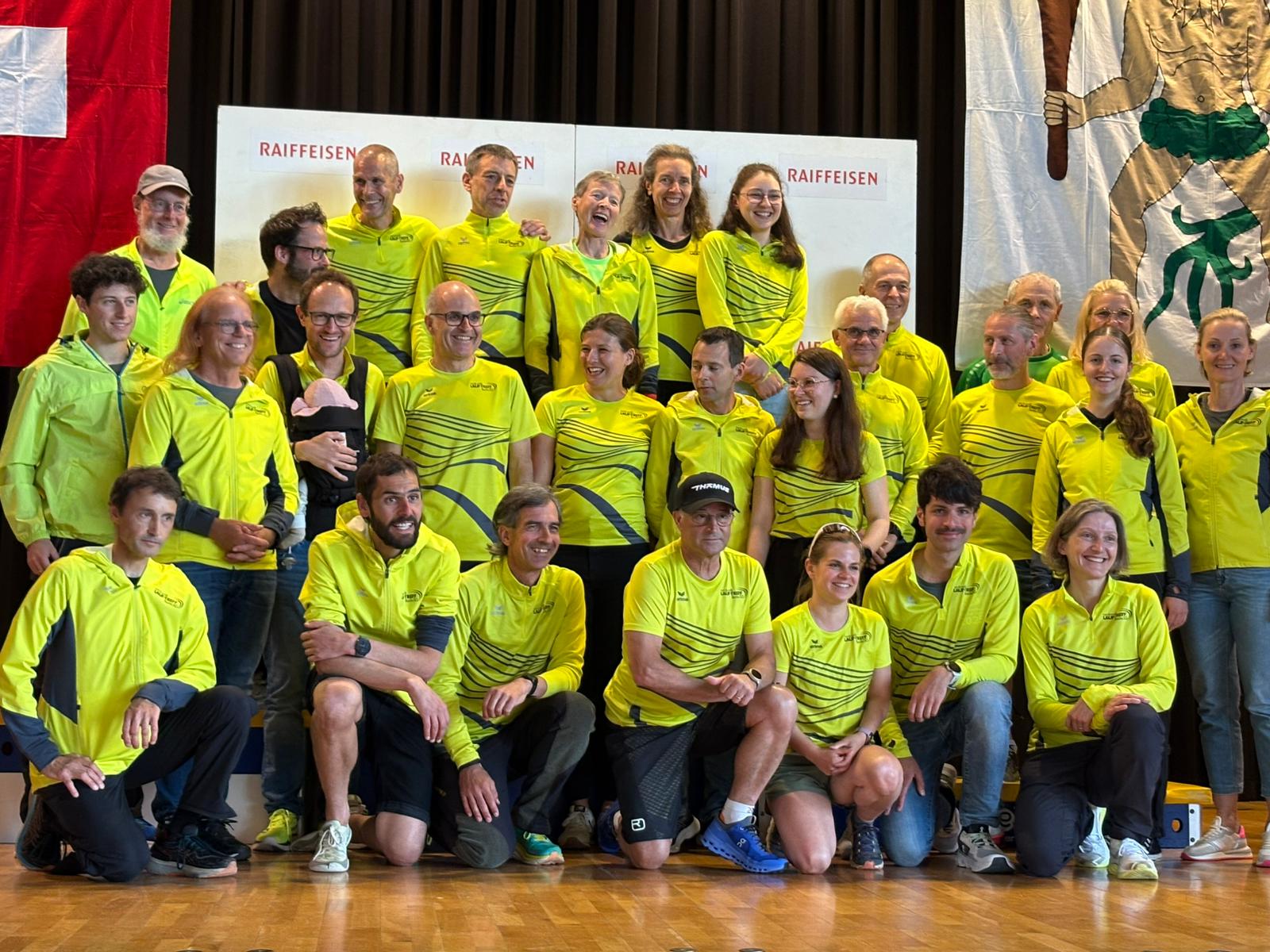 Das Siegerteam Lauf-Treff Buchs