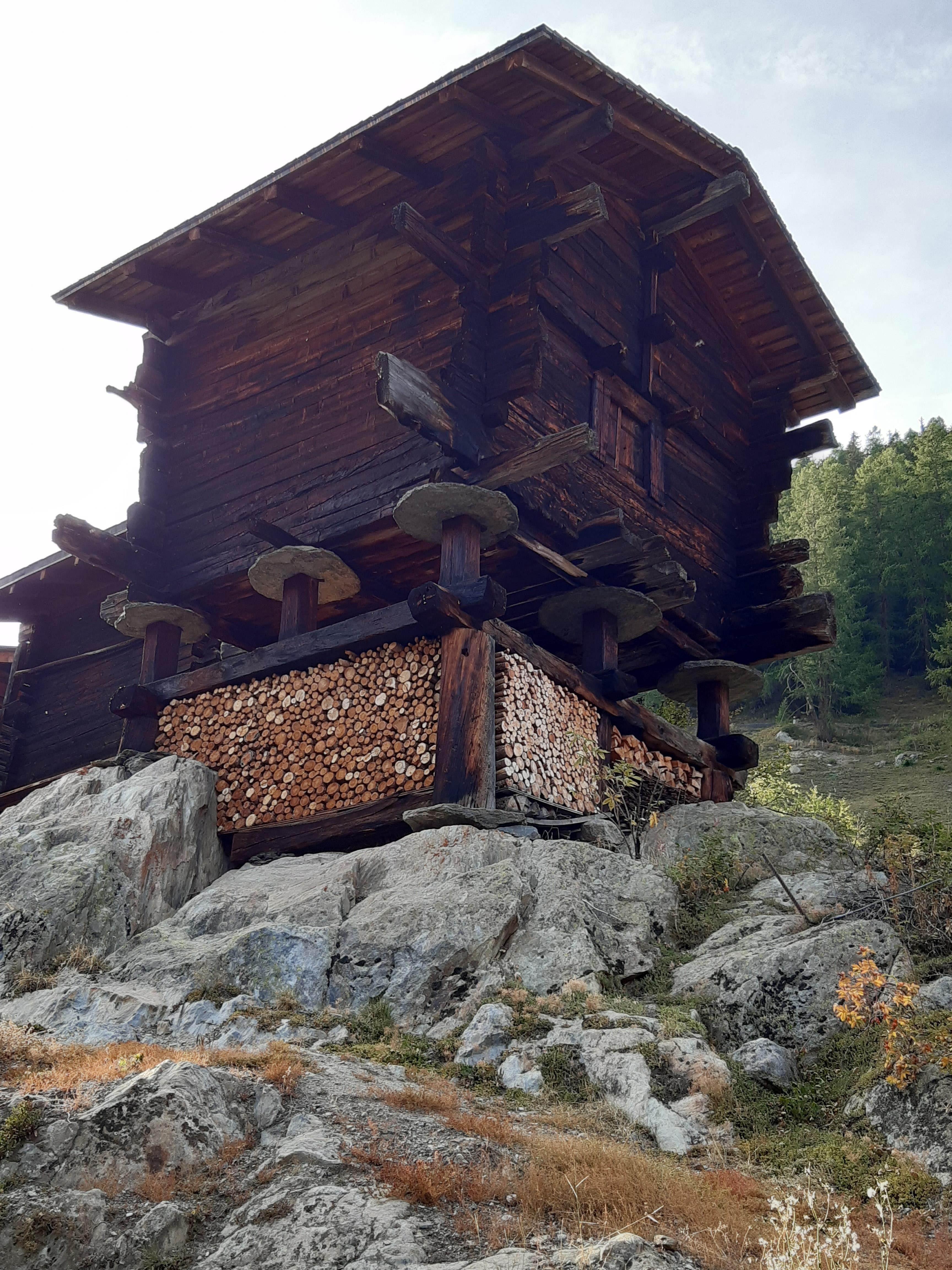 ein Stadel (Vorratskammer)