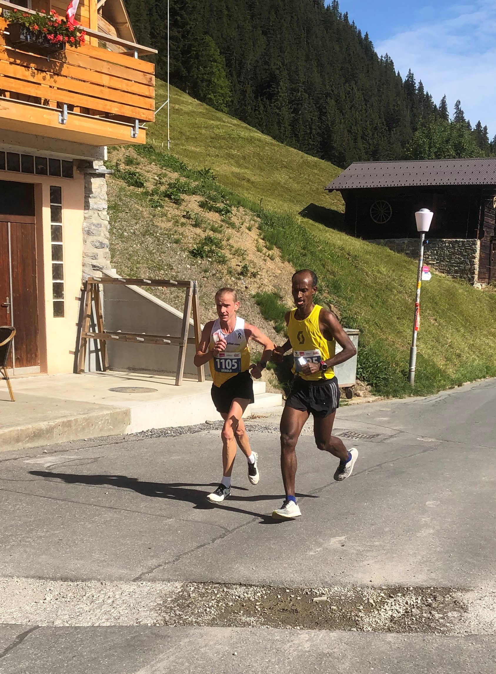 Arnold Aemisegger, Gesamtzweiter, in Mürren