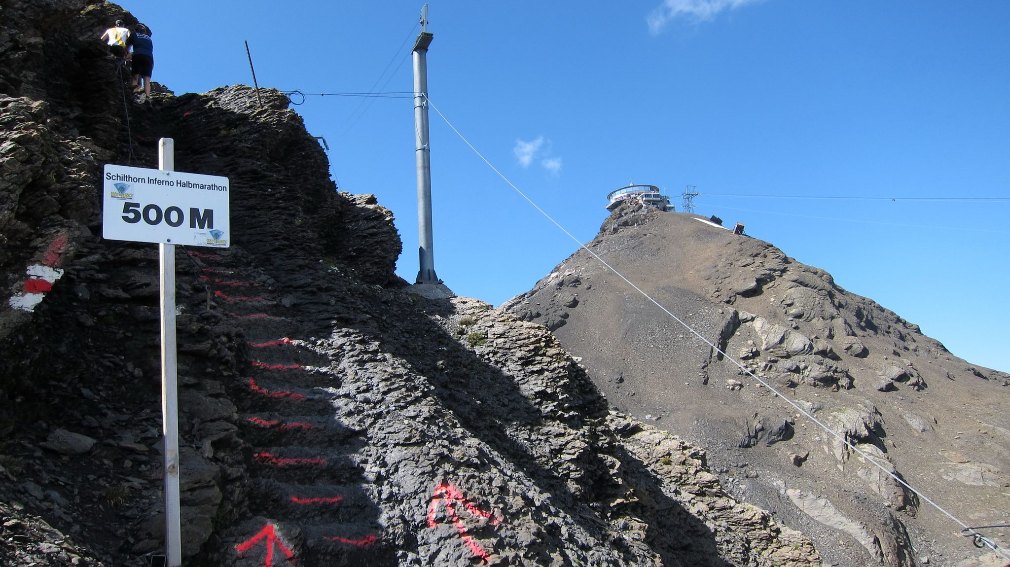 Noch 500 happige, kräfteraubende Meter