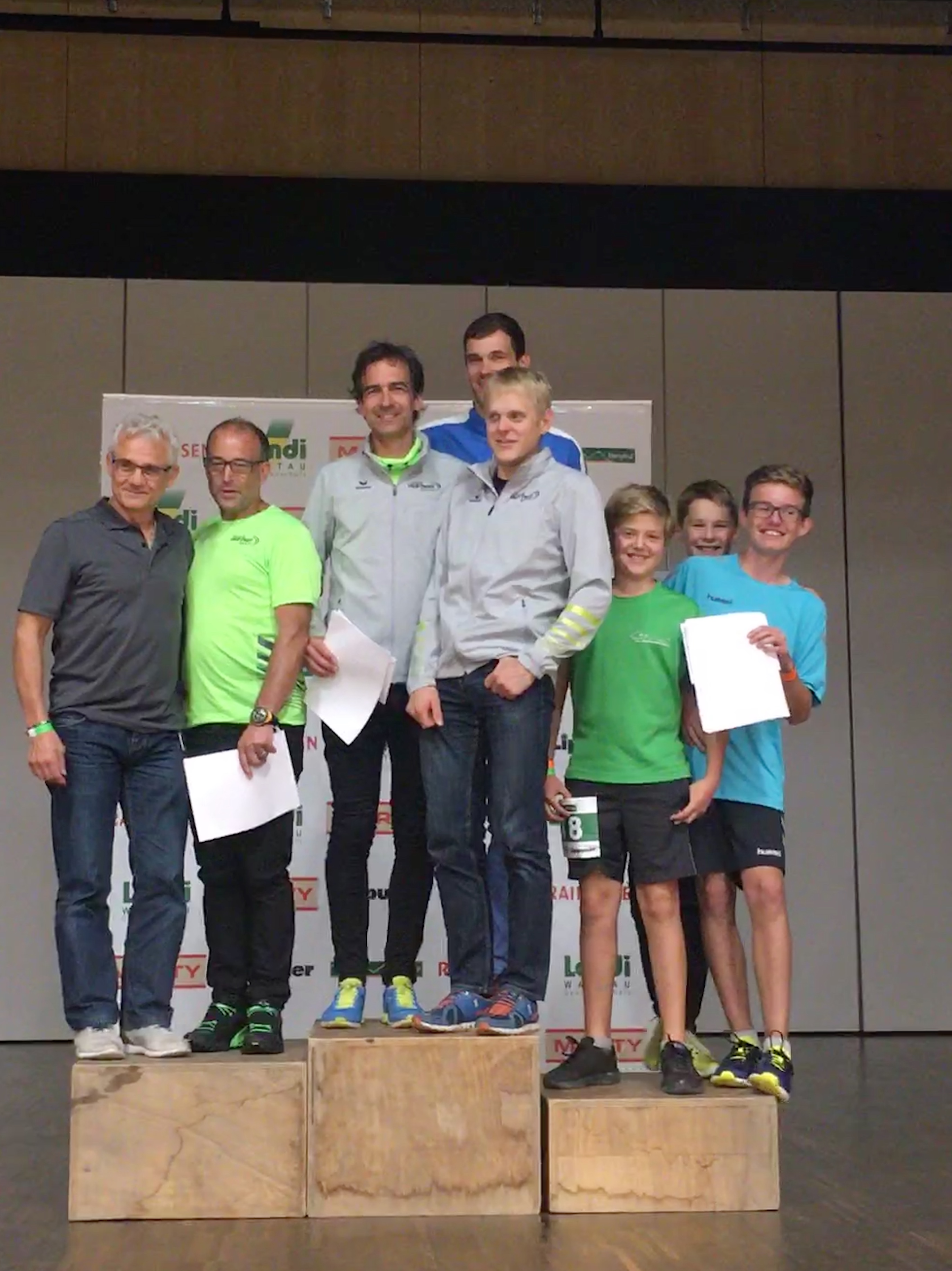 Siegerehrung Obetlauf