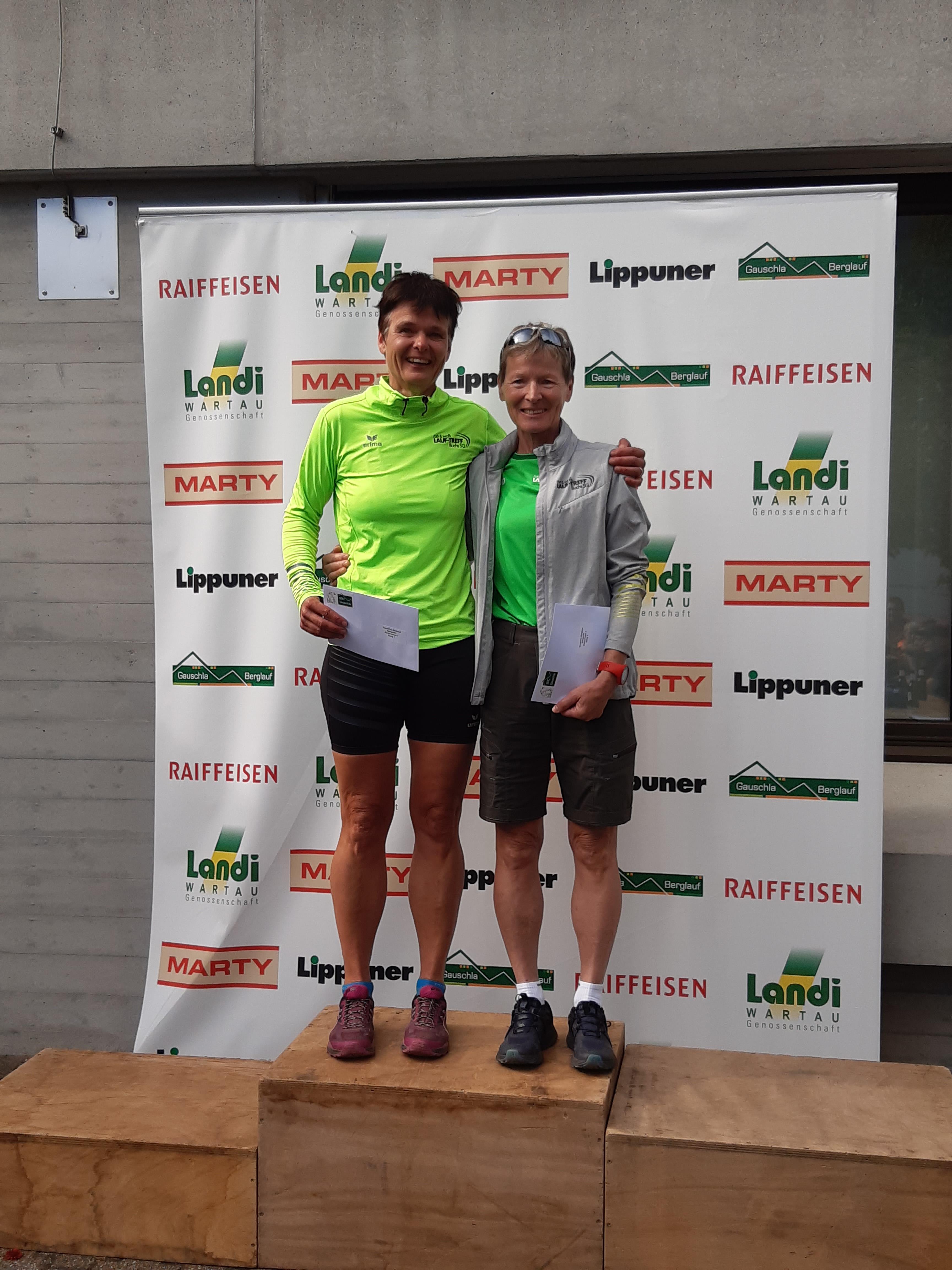 1. Rang Heidi Thomé, 2. Rang Annelies Gonzalez (Seniorinnen 3)