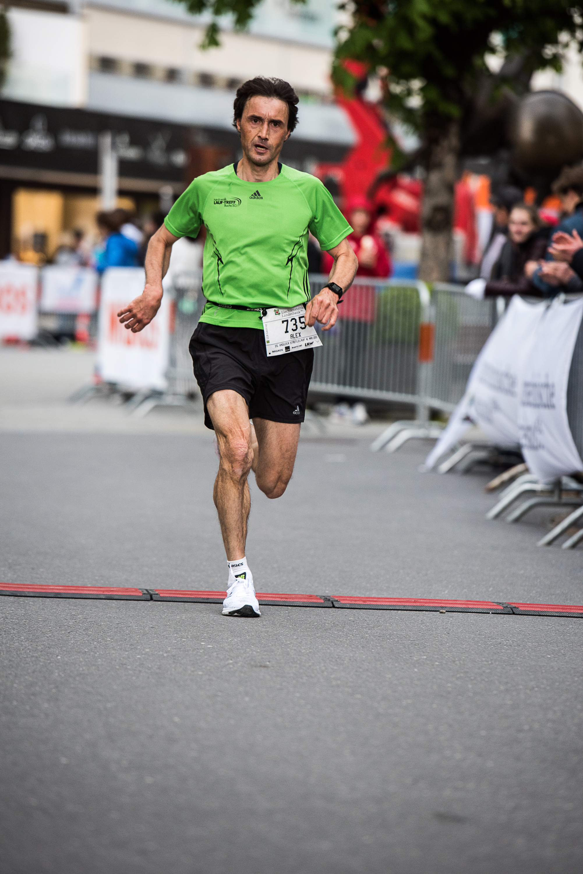 Zieleinlauf Alex Grimm