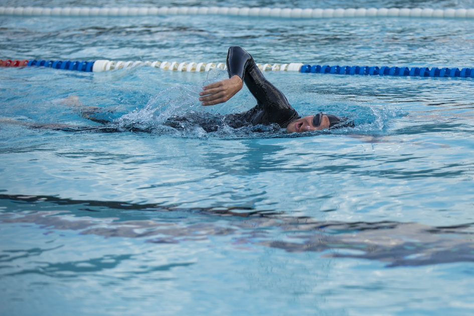 Thomas Liebrich zieht seine Längen