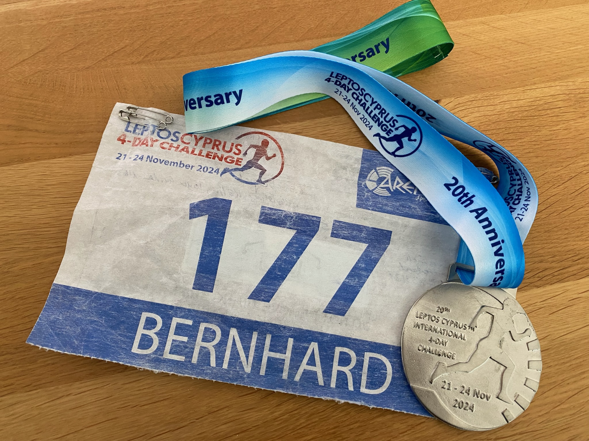 Die wohlverdiente Medaille