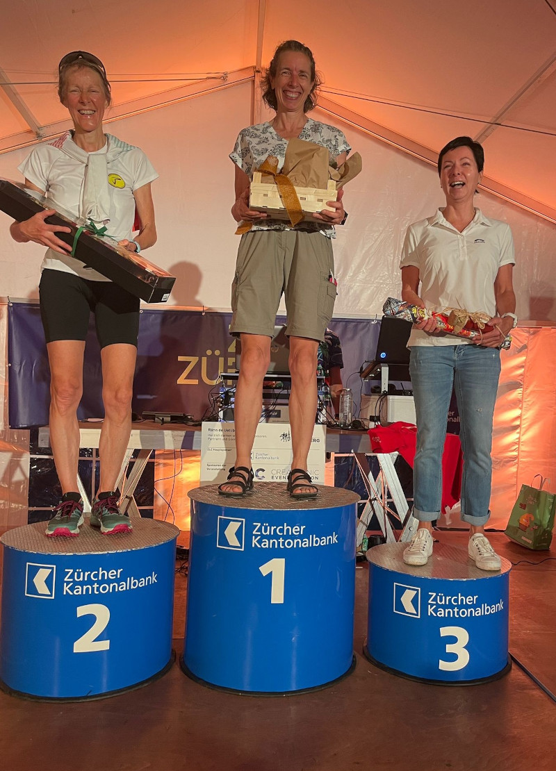 Strahlende Siegerin Christine