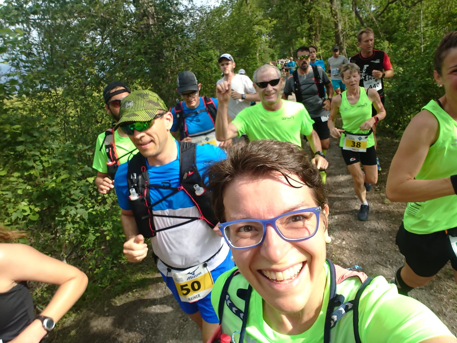 10km flach, da liegt ein Selfie drin