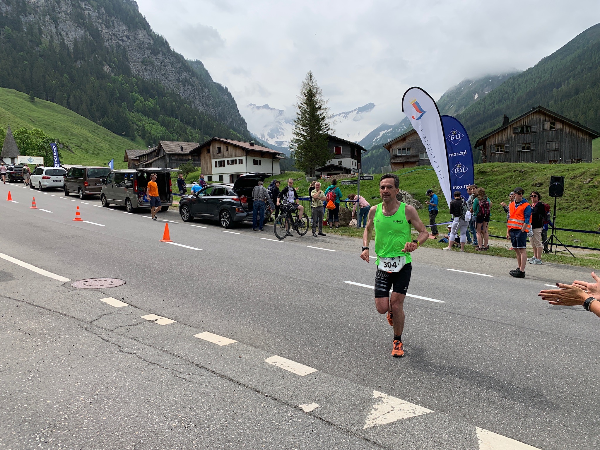 Alex quert die Wechselzone