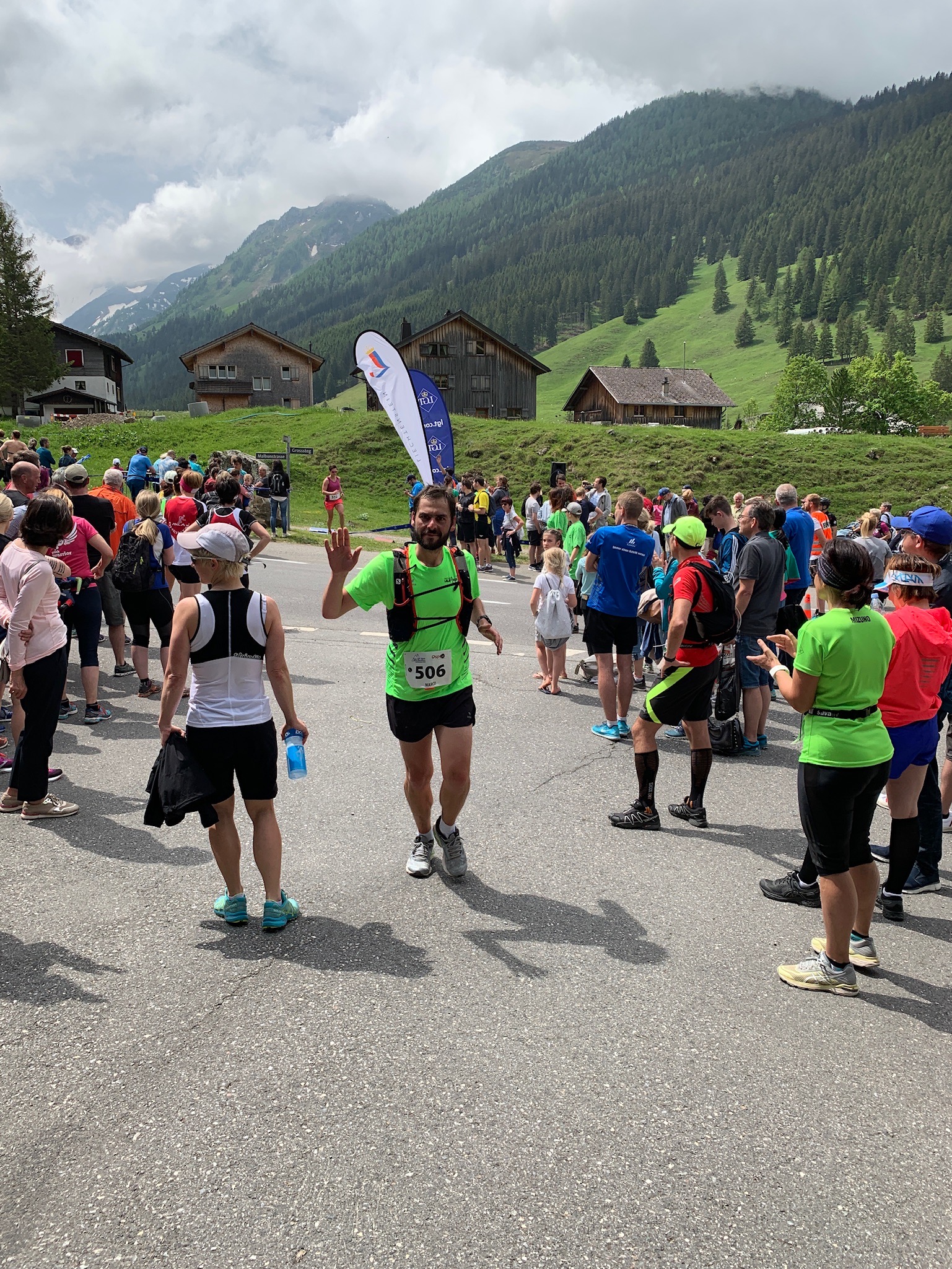 Marco auf dem weiteren Weg zum Marathon