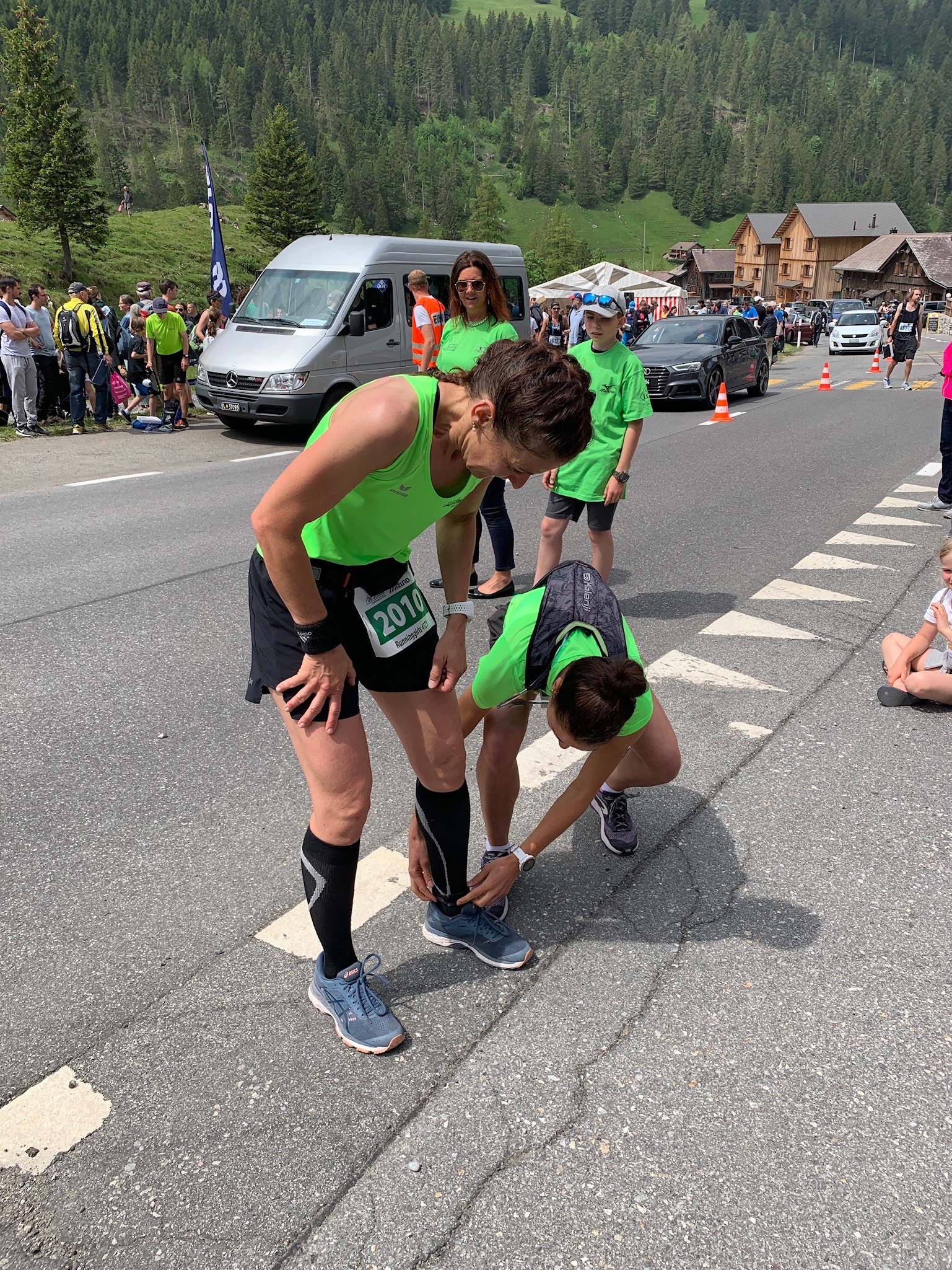 Wechselzone für's Team "Runninggirls 4521"