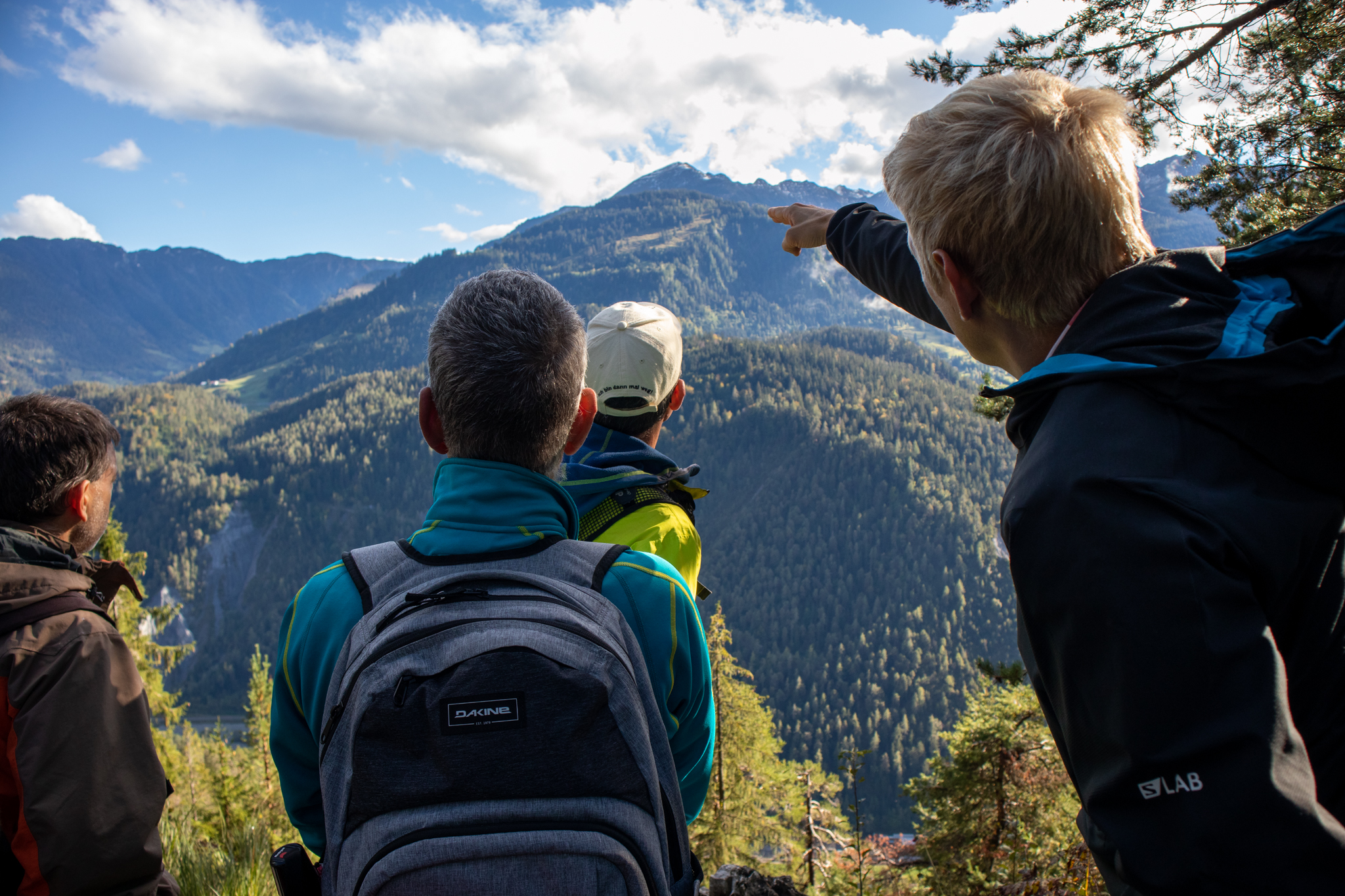 von der Rheinschlucht zum Tenner Chrüz, dort oben ist das Ziel