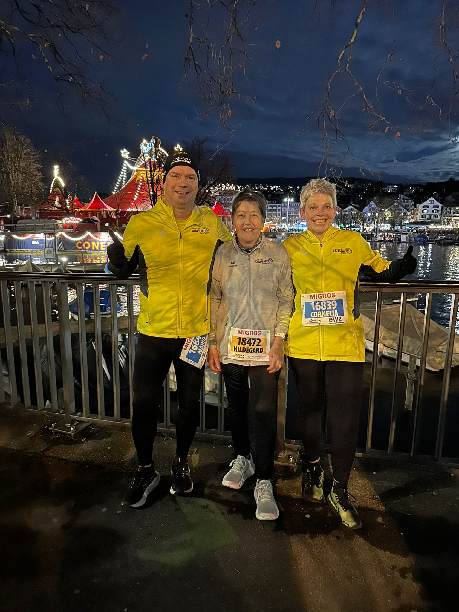 Super Stimmung an der Limmat nach dem Zieleinlauf