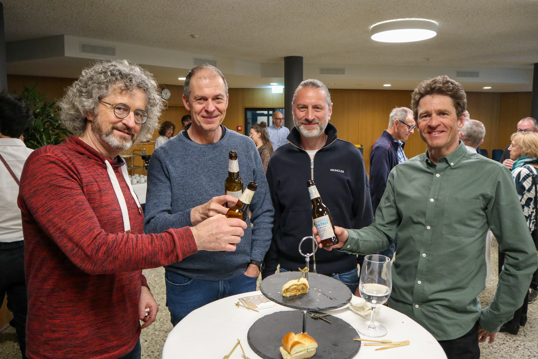 Heinz, Günther, Lars und Patrick