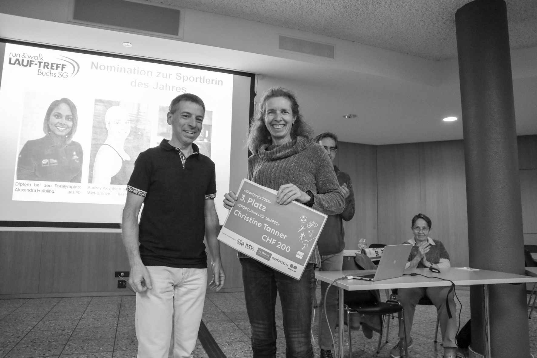 Gratulation an Christine für ihren 3. Rang zur Sportlerin des Jahres W&O