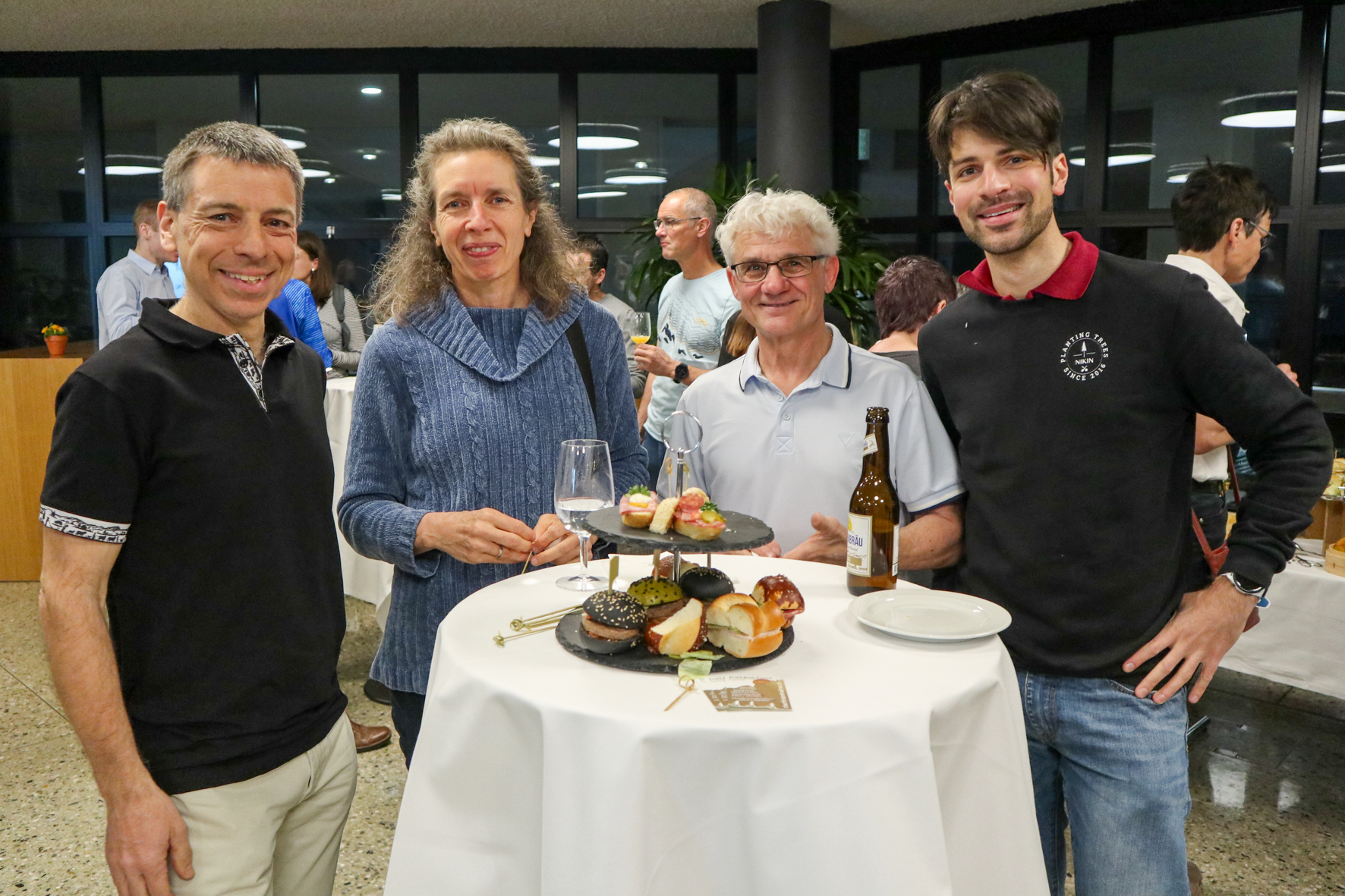 Roland, Christine, Giovanni und Matteo