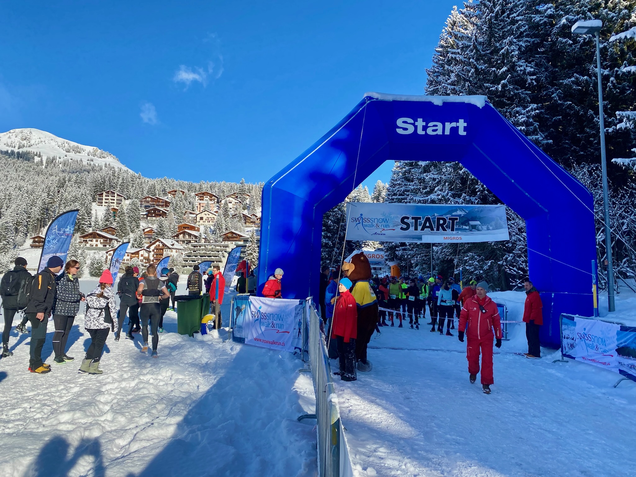Der Startbogen am Obersee