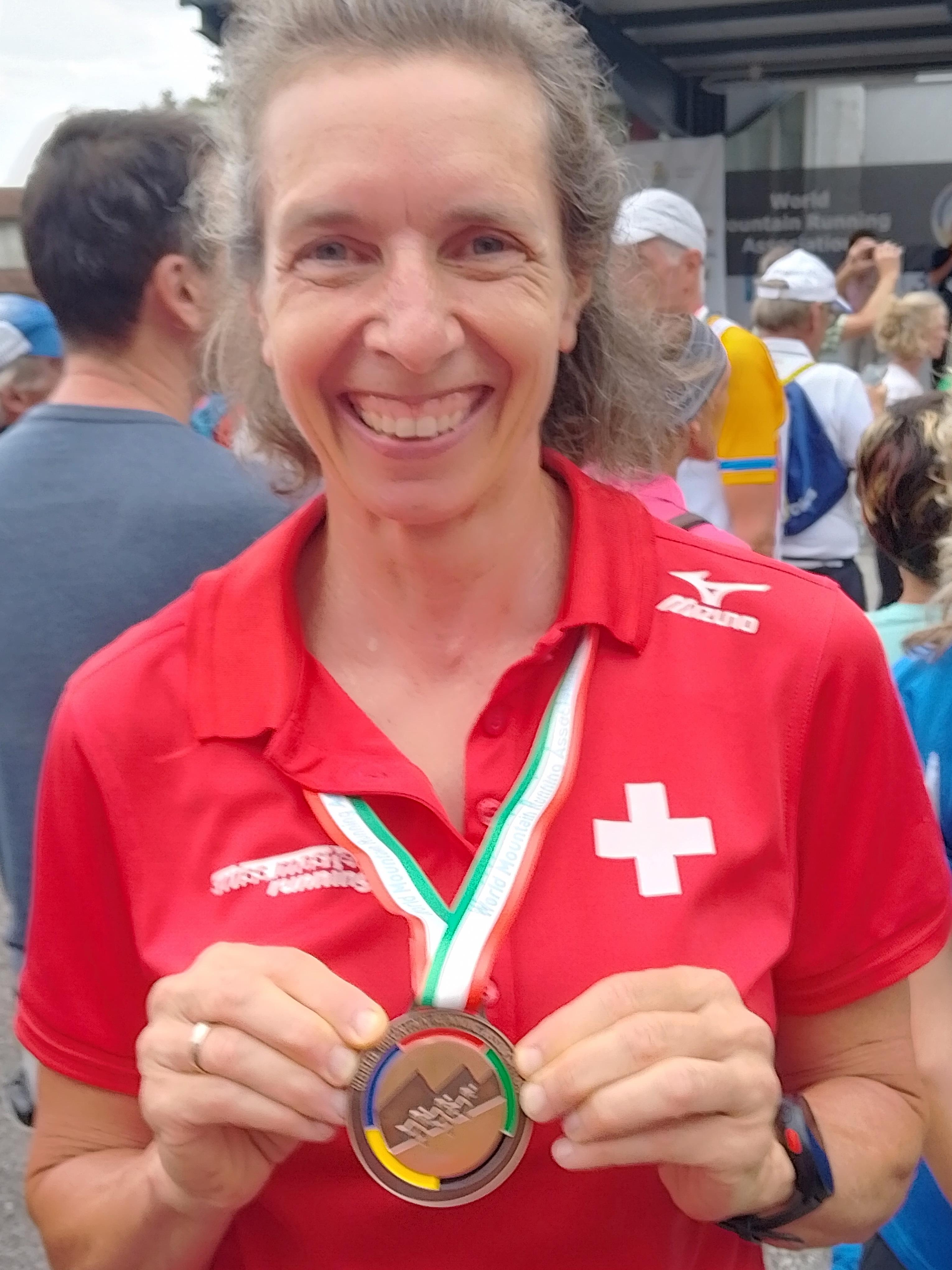 Noch eine Medaille für Christine