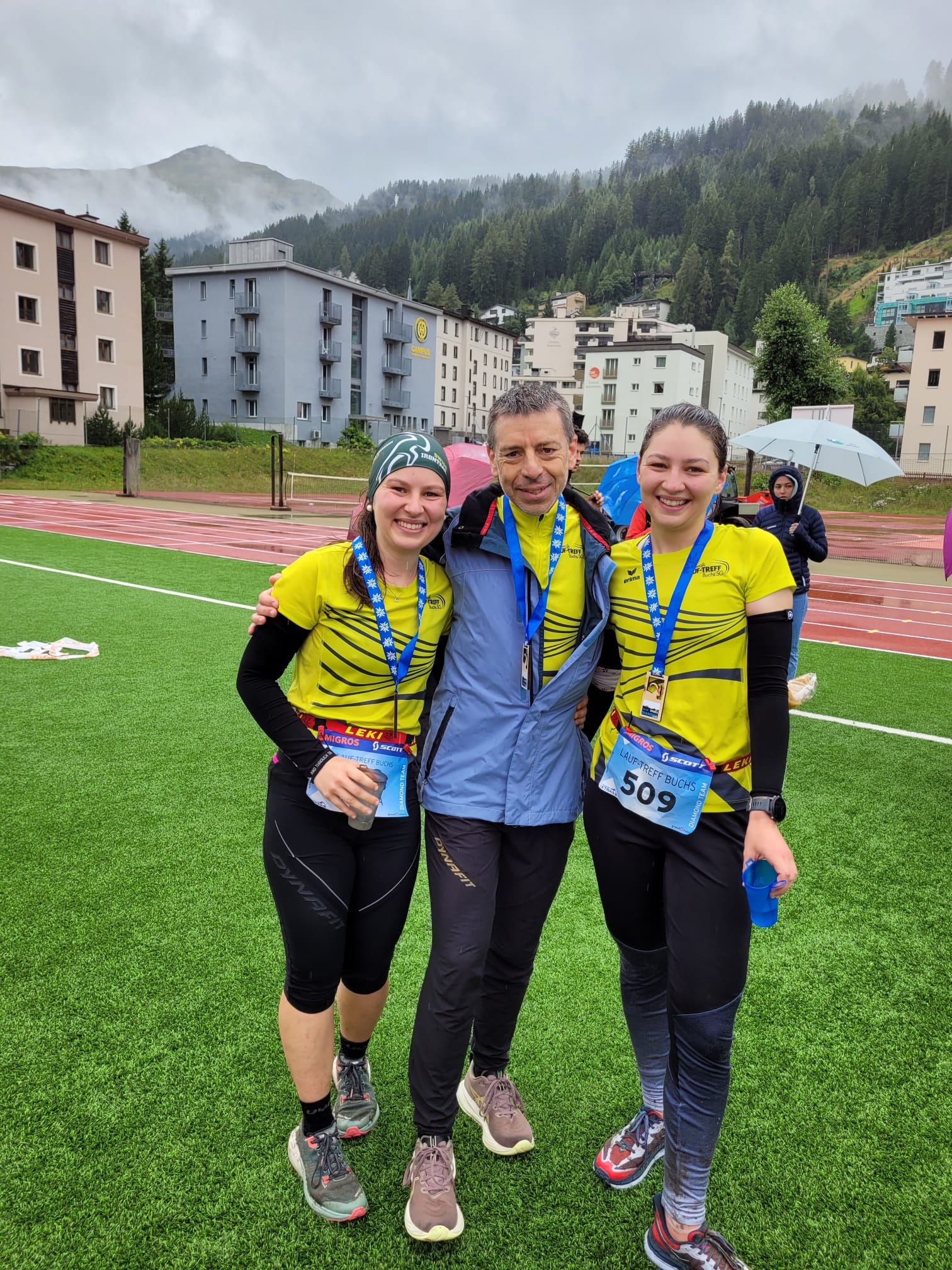 Team Müller im Ziel