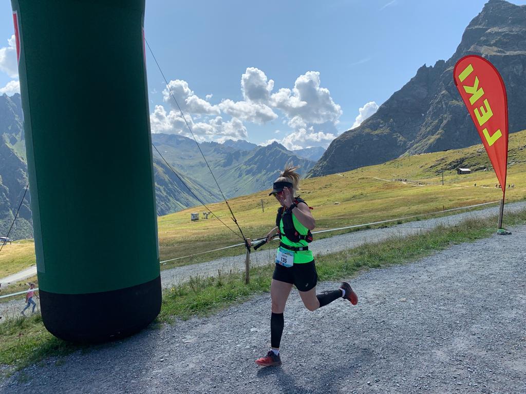 2. Ehrengast, Céline Braun, wohl nicht als Genusslady, im Endspurt