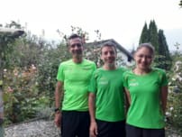 Alex, Roland, Ursina, unsere drei Lauf-Treff-Teilnehmenden
