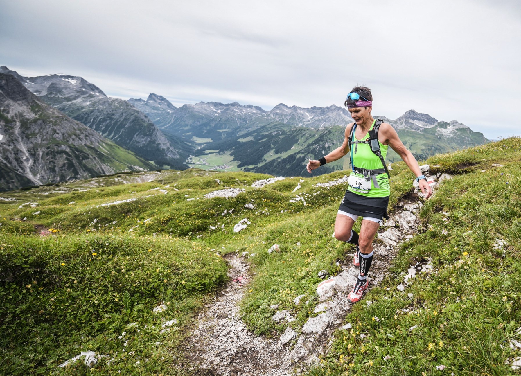 abwärts braucht es grosse Aufmerksamkeit