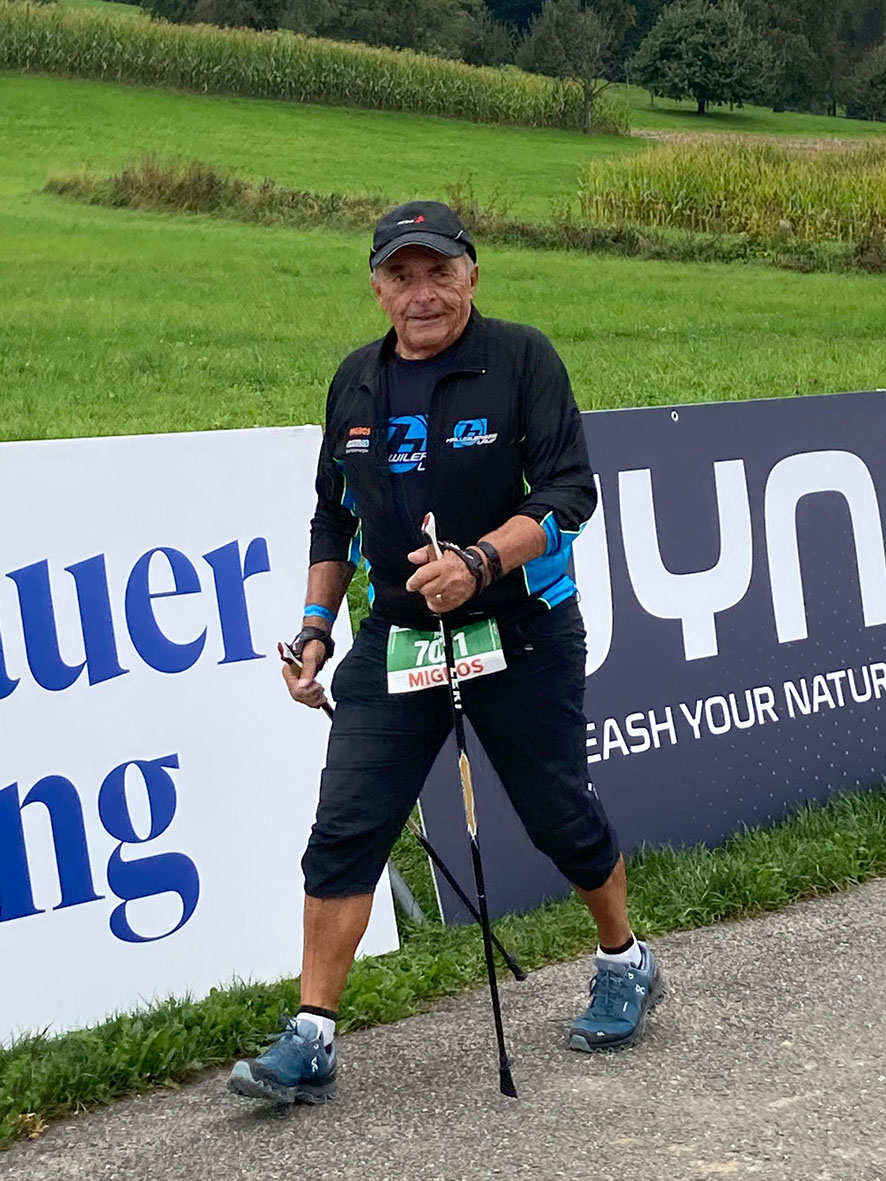 Max auf der Zielgeraden nach 21 km