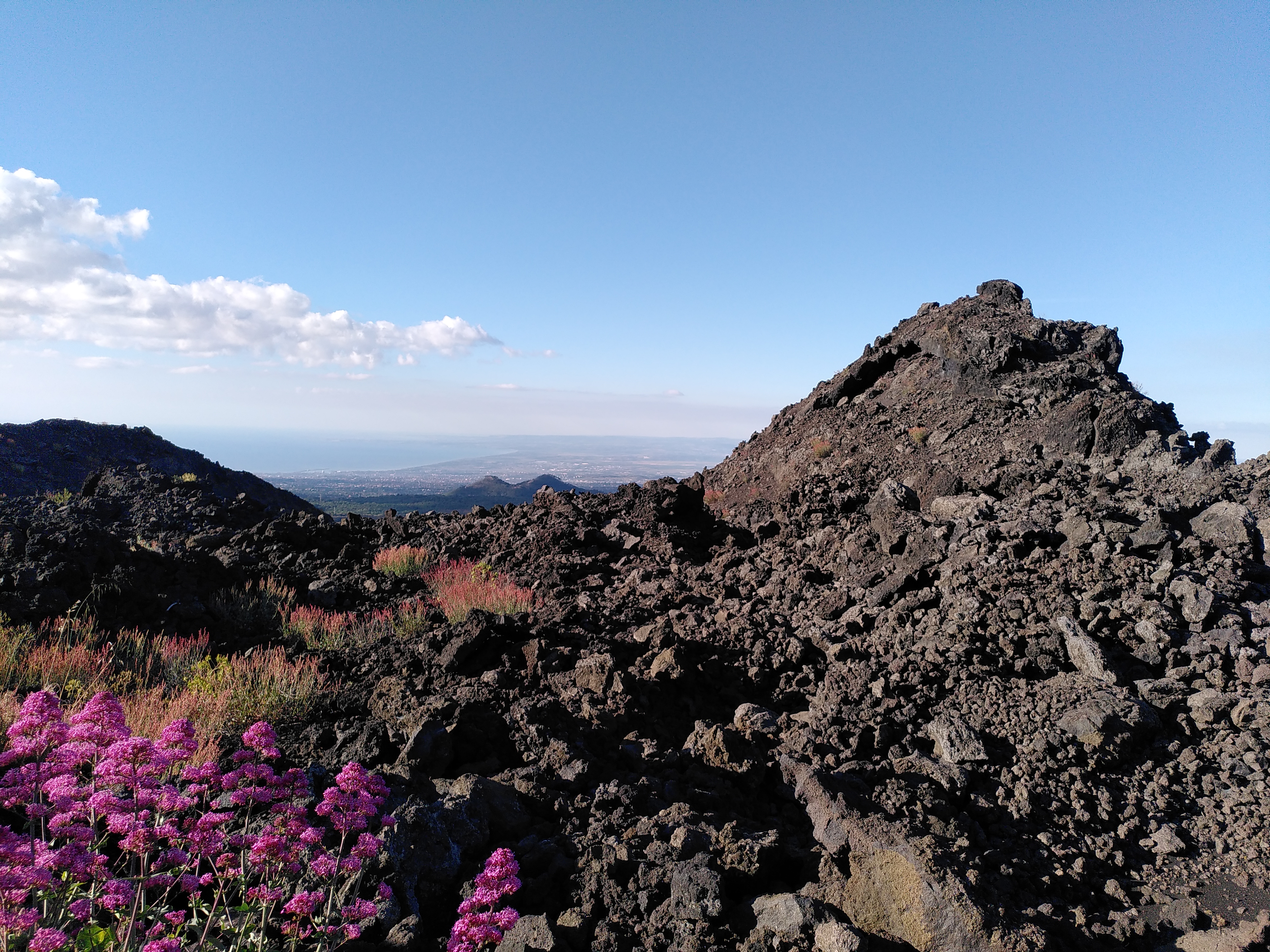 Die eindrückliche Landschaft am Ätna