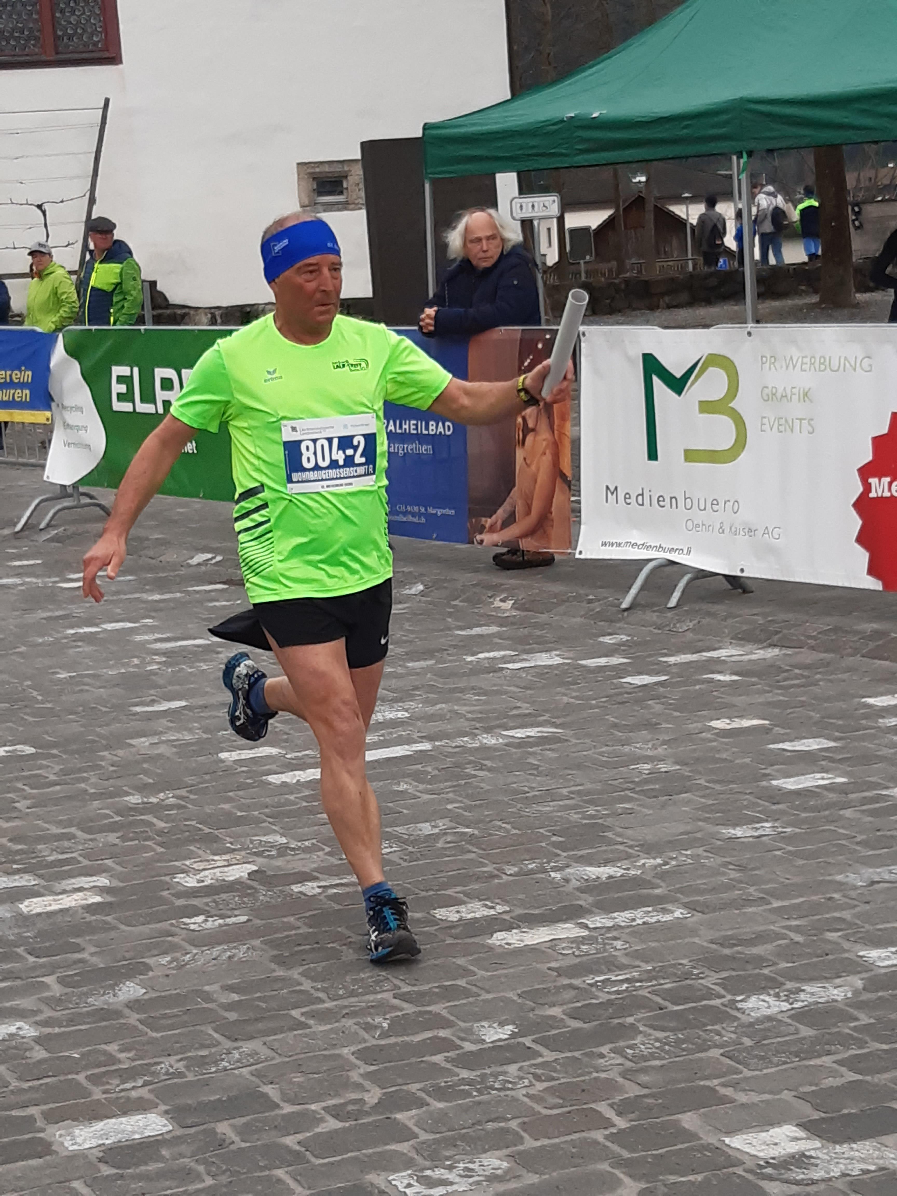 Antonio bei der Stabübergabe