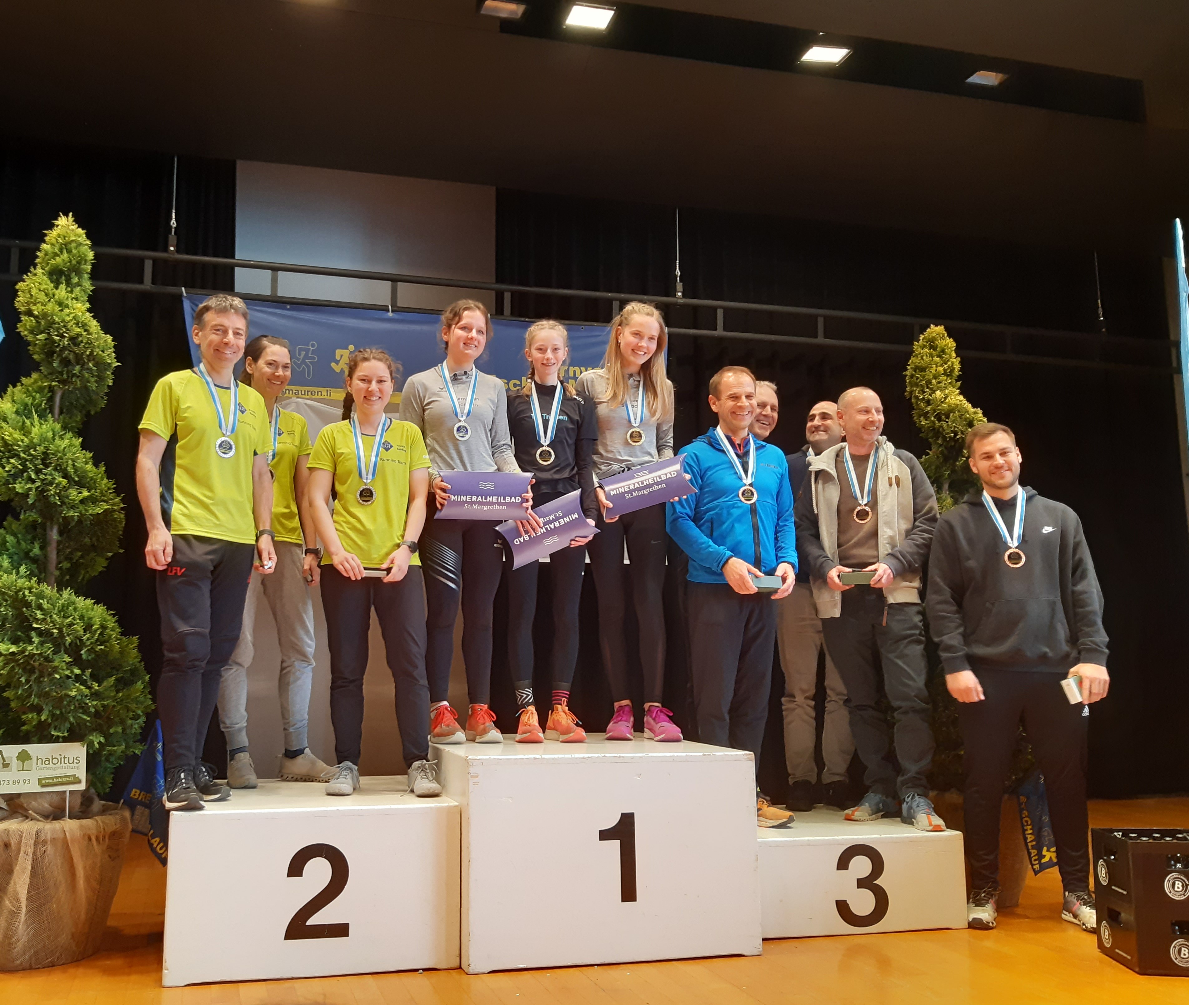 Das Team "Müller verstärkt" auf Platz 2