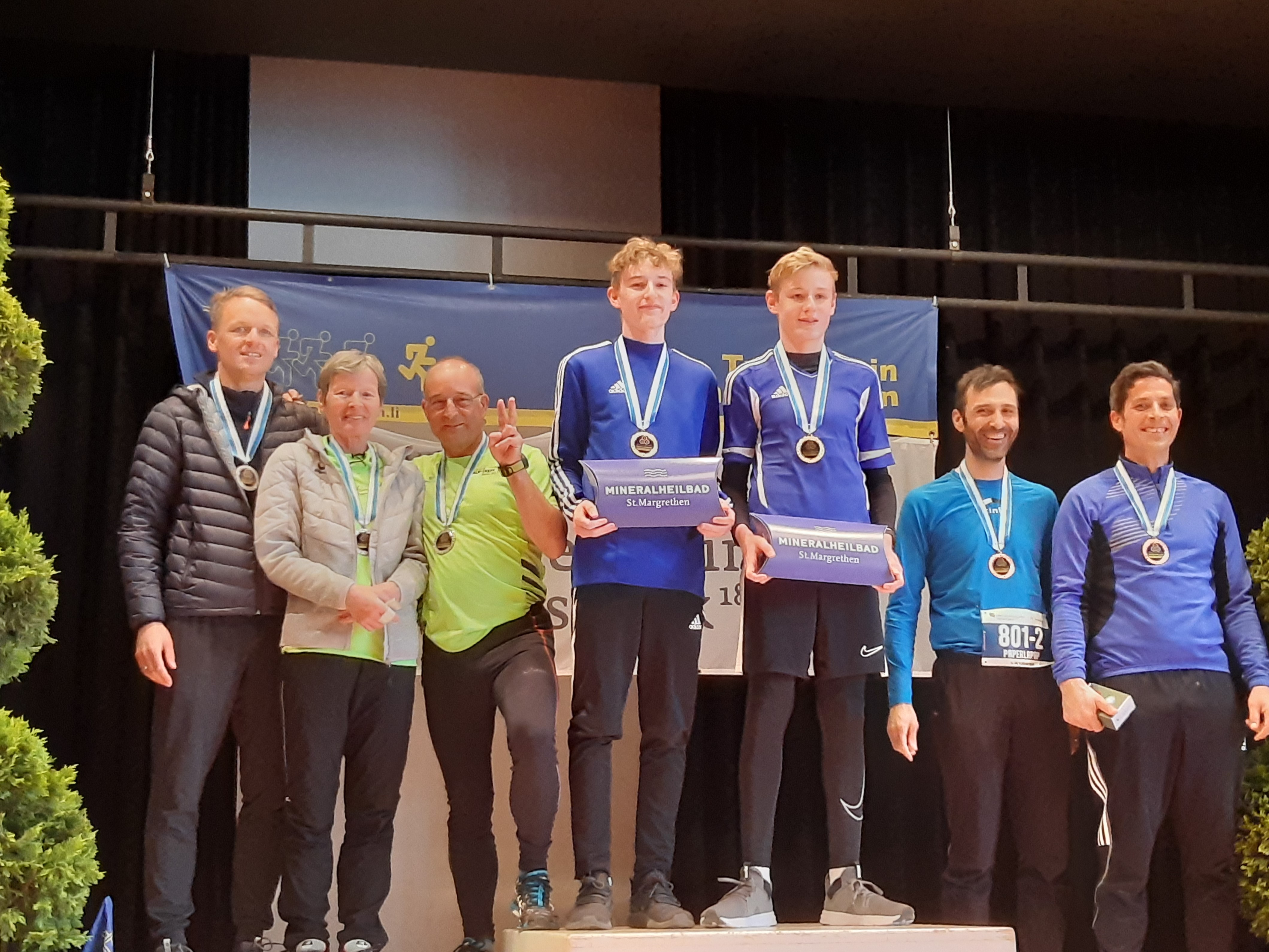 Das Team "Gonzalez verstärkt" auch auf Platz 2