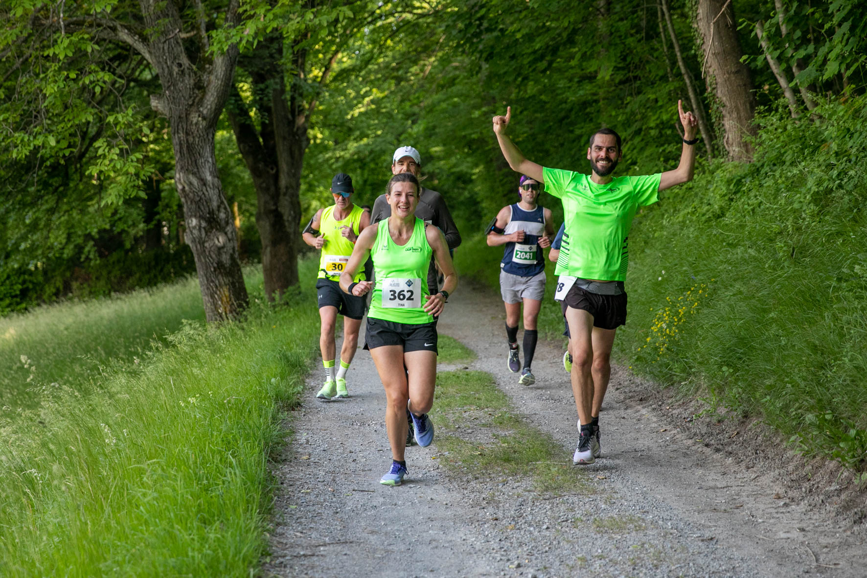 Tina und Marco sind schnell...