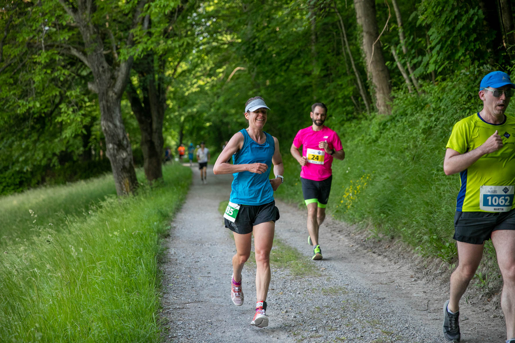 Nicole als Staffelläuferin super unterwegs