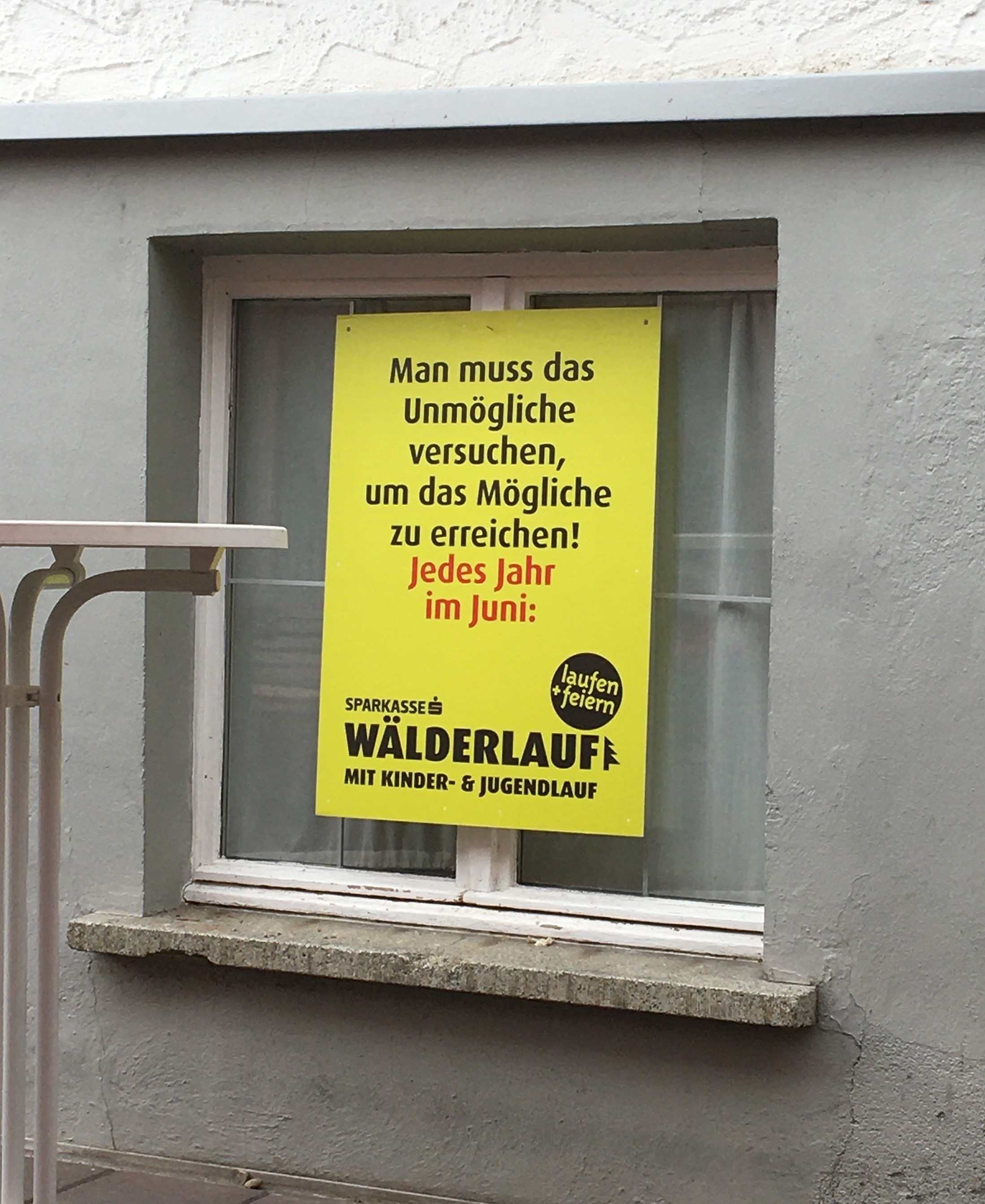 immer gute Sprüche am Wälderlauf