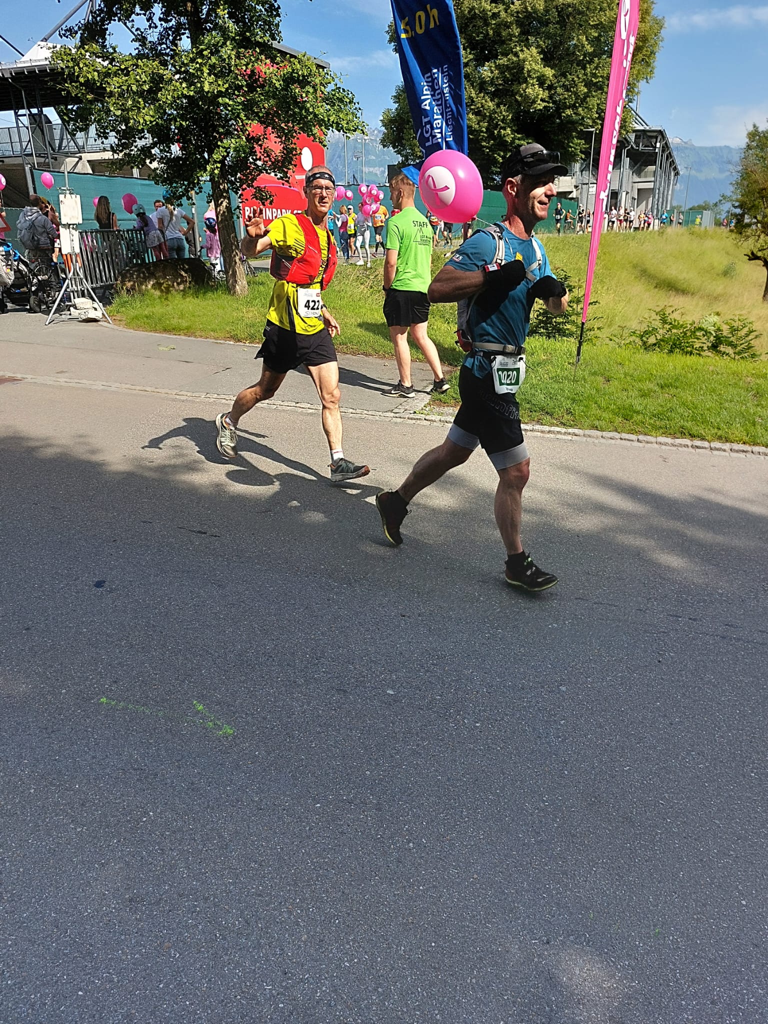 Simon ist zügig unterwegs