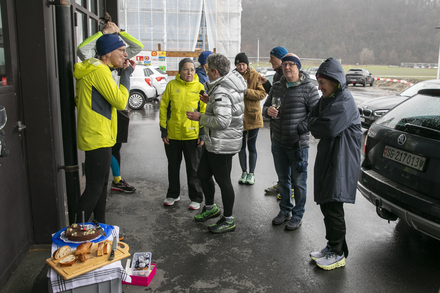 Das nasskalte und grauslige Wetter trübte uns nicht