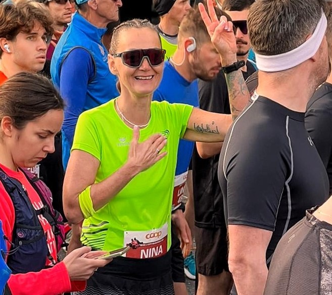 Nina am SWISS CITY MARATHON, 29. Oktober 2023, in LUZERN