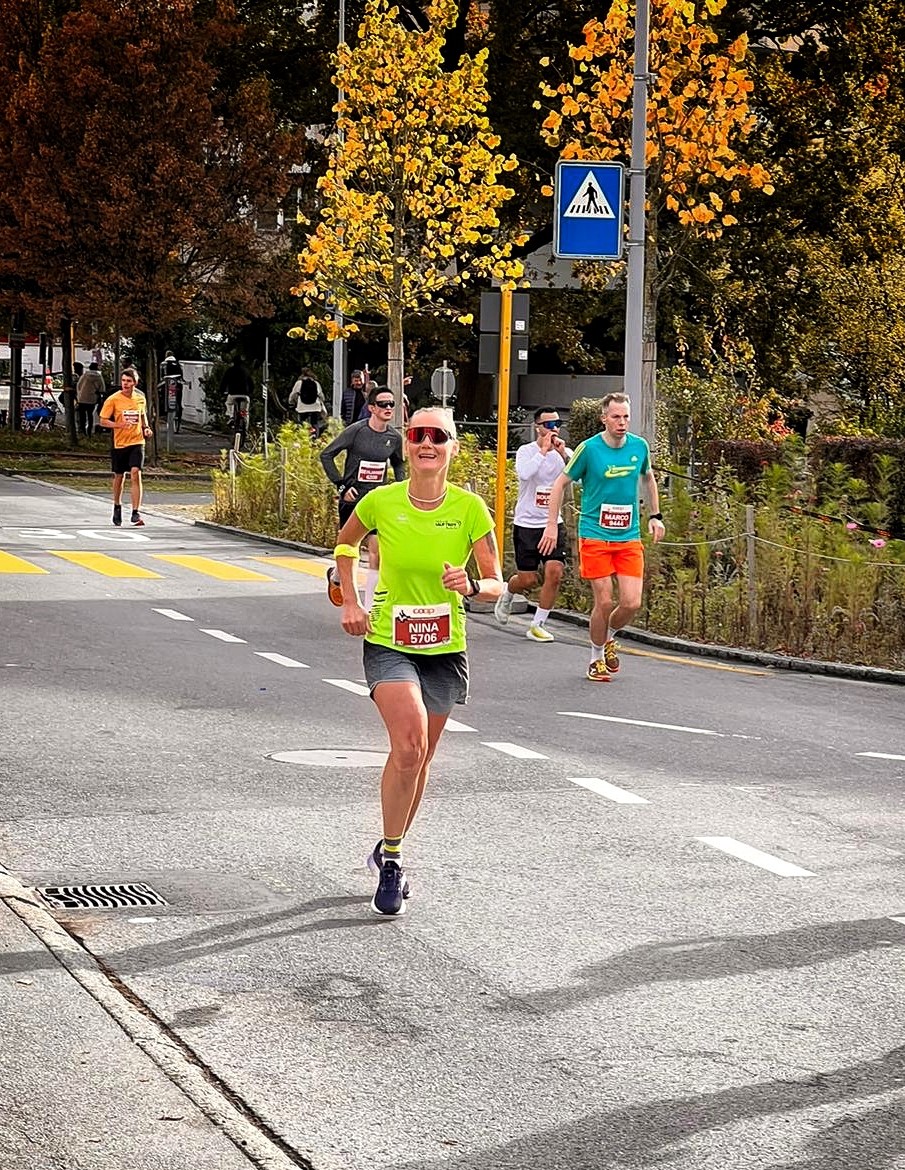 Nina flott unterwegs.