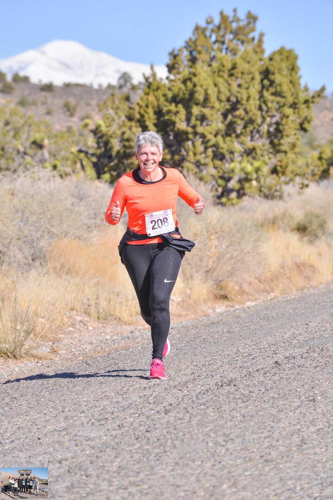 Cornelia strahlend unterwegs