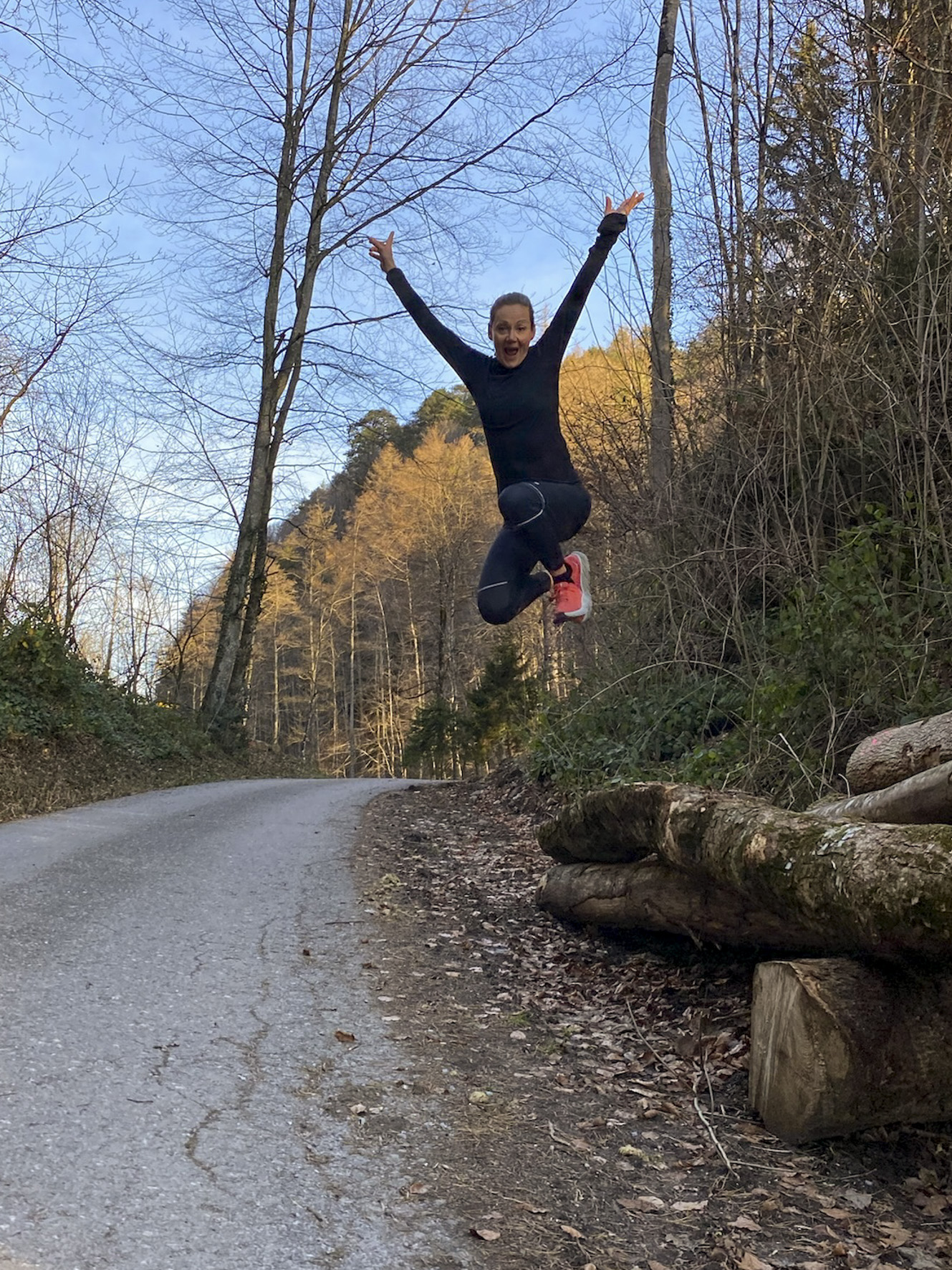 Ein Freudensprung ins neue Jahr von Nina