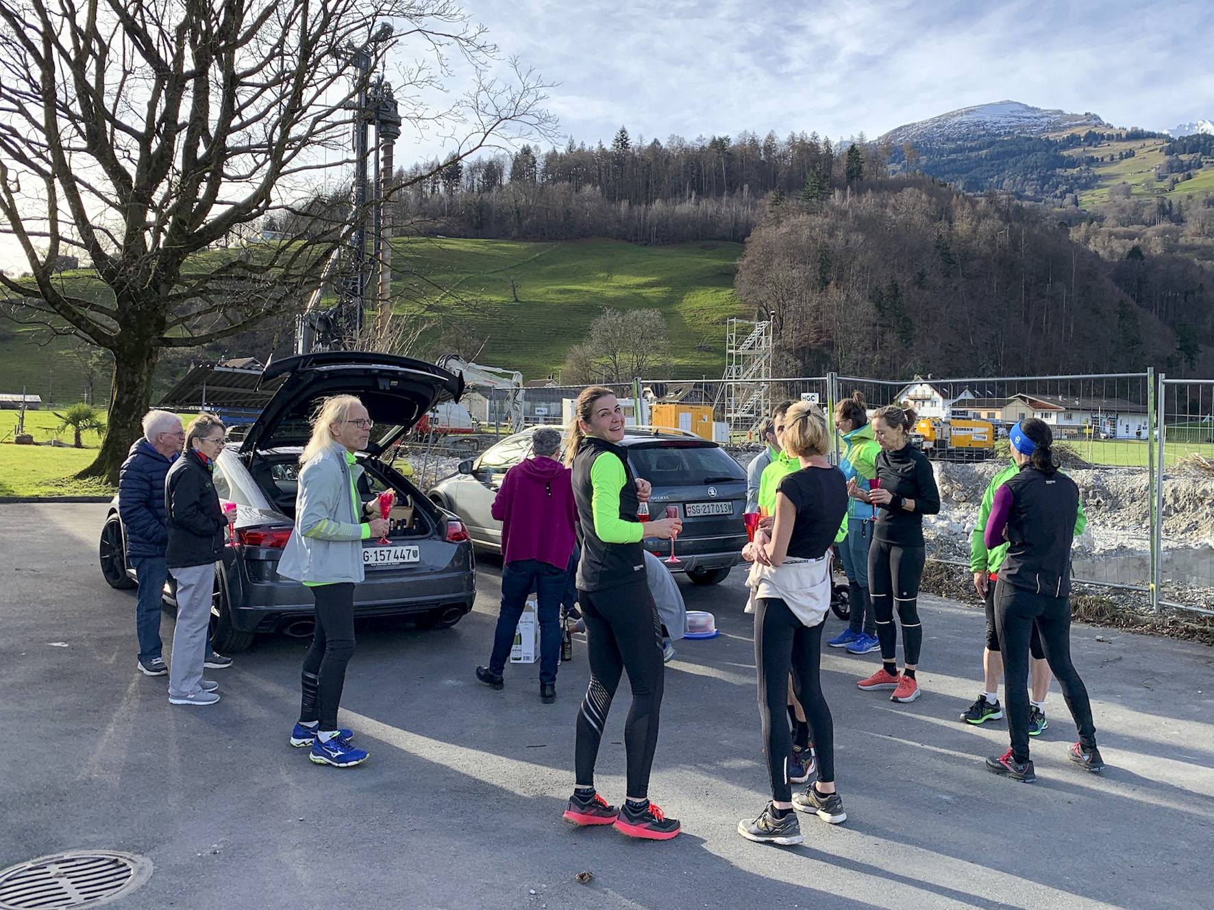 Der Apéroempfang ist gross.