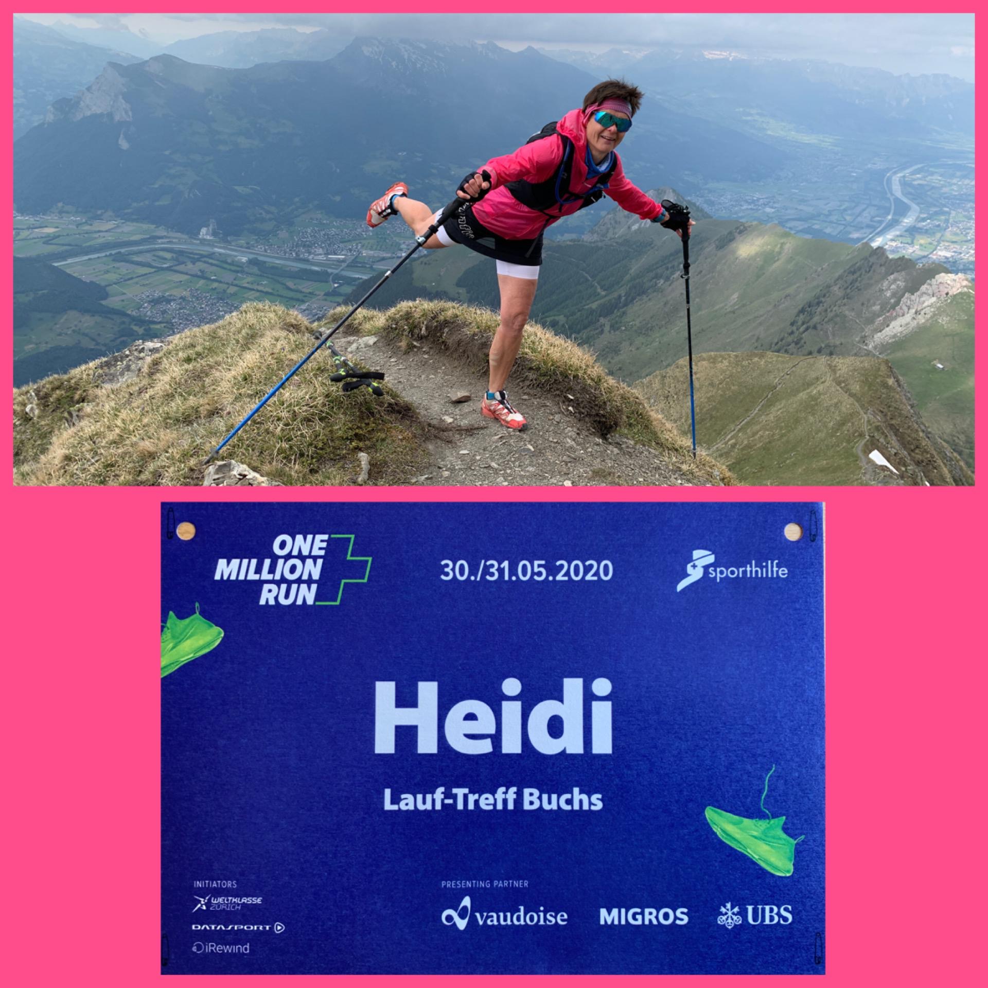 Auch Berge wurden bestiegen: Heidi